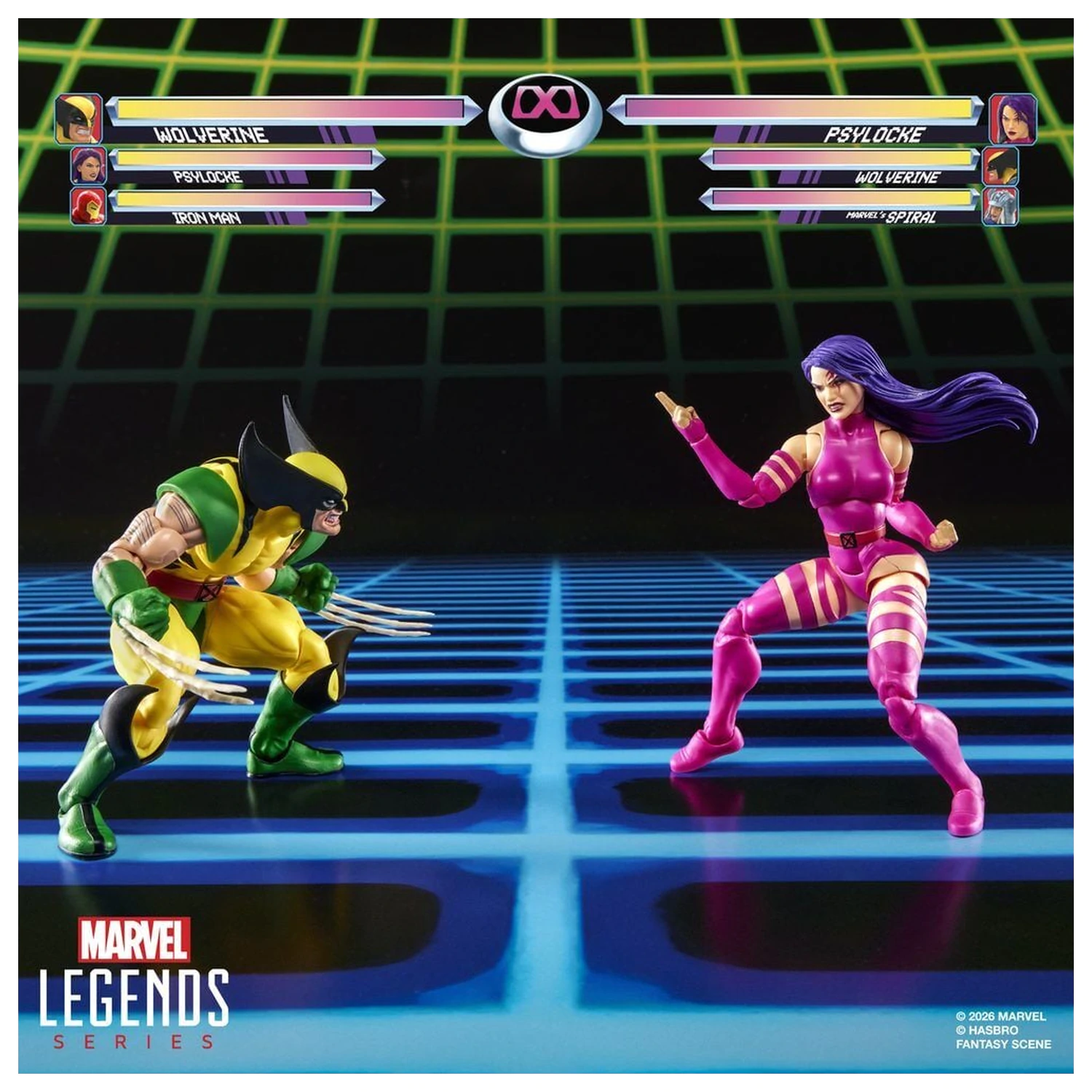Marvel Legends Series Wolverine Vs Psylocke pakiranje 2 figur 15cm fotografija izdelka