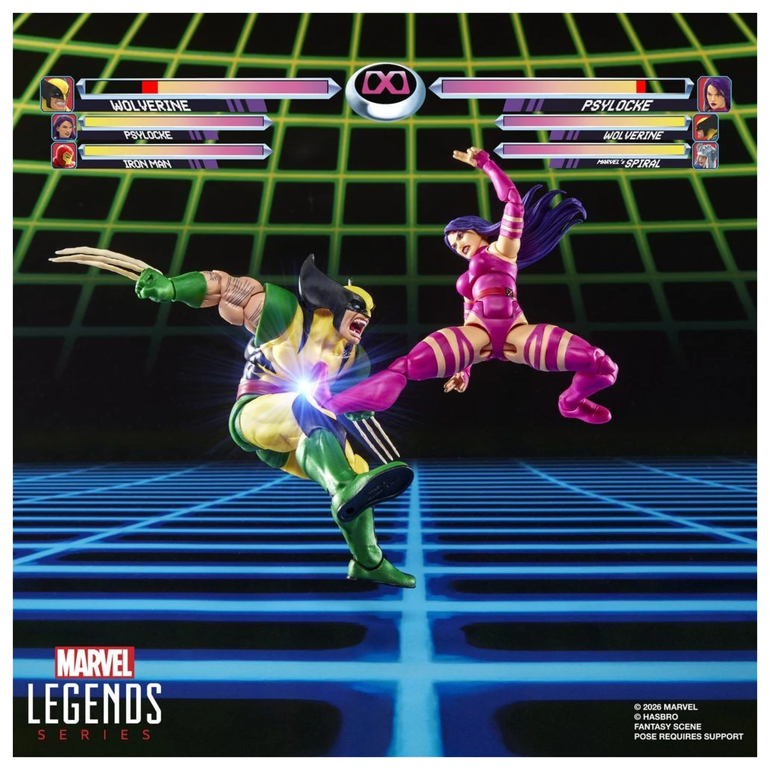 Marvel Legends Series Wolverine Vs Psylocke pakiranje 2 figur 15cm fotografija izdelka