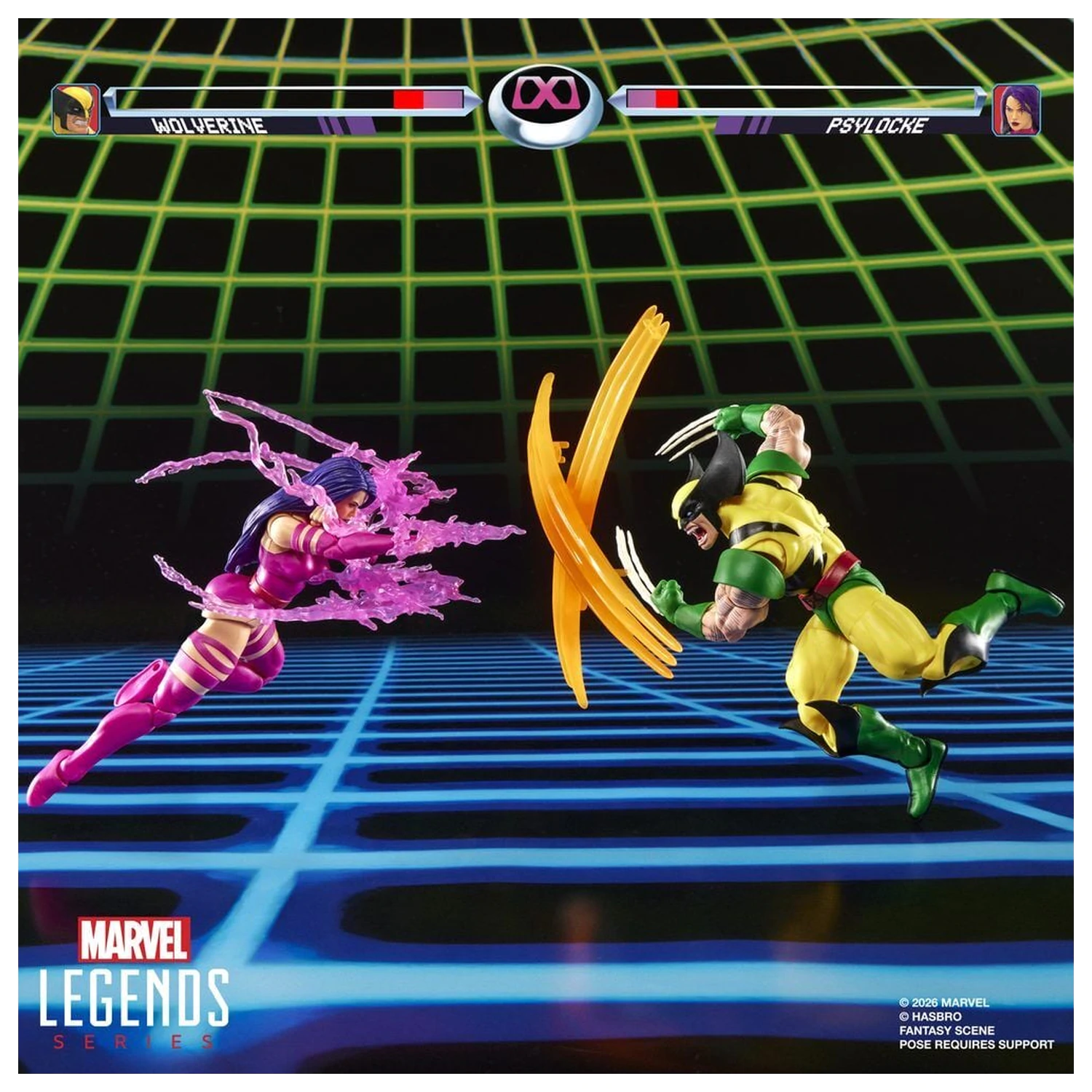 Marvel Legends Series Wolverine Vs Psylocke pakiranje 2 figur 15cm fotografija izdelka