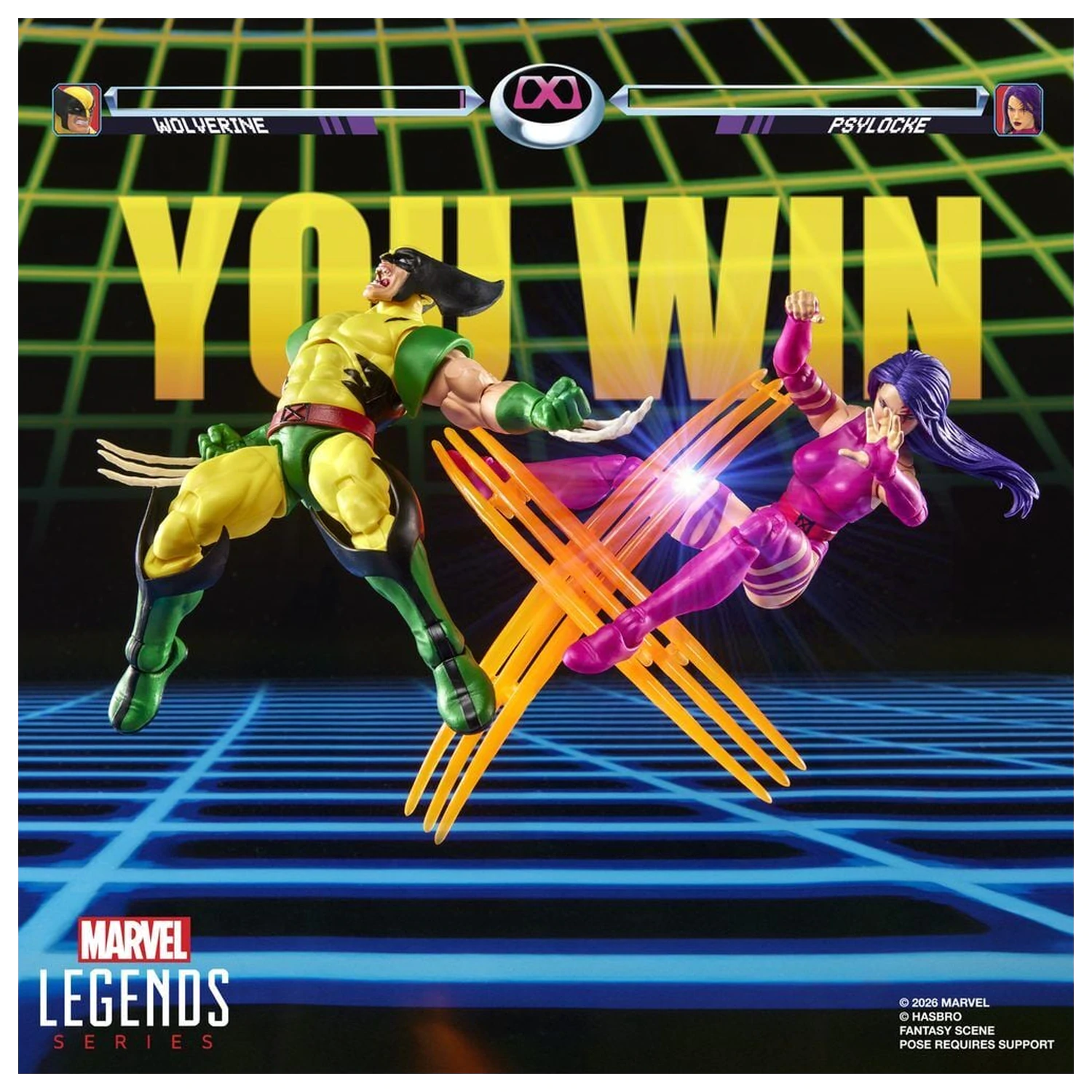 Marvel Legends Series Wolverine Vs Psylocke pakiranje 2 figur 15cm fotografija izdelka