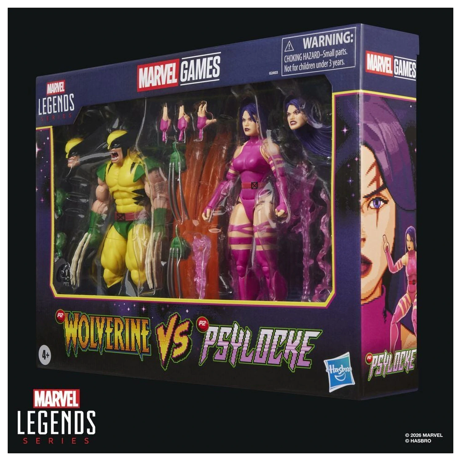 Marvel Legends Series Wolverine Vs Psylocke pakiranje 2 figur 15cm fotografija izdelka