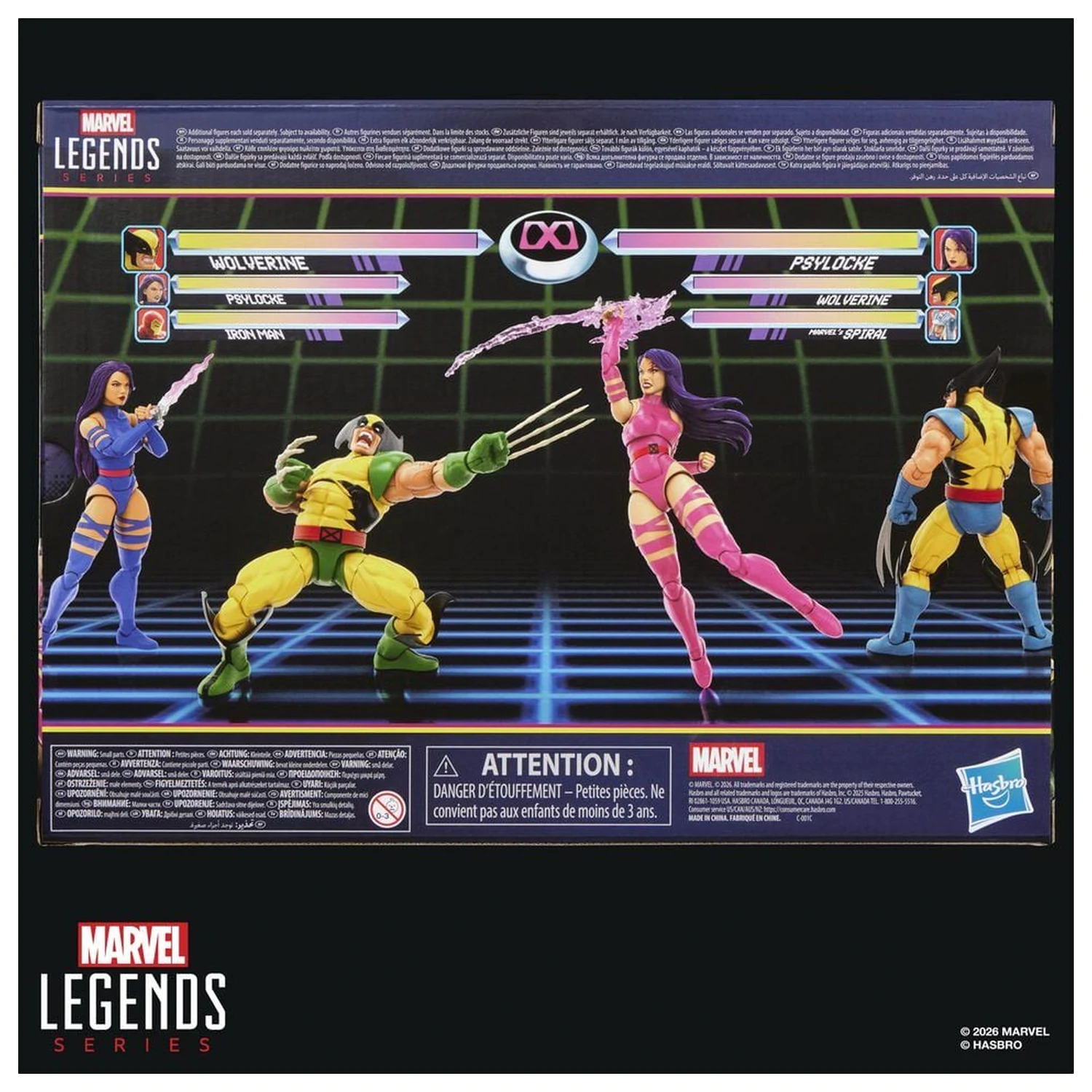 Marvel Legends Series Wolverine Vs Psylocke pakiranje 2 figur 15cm fotografija izdelka