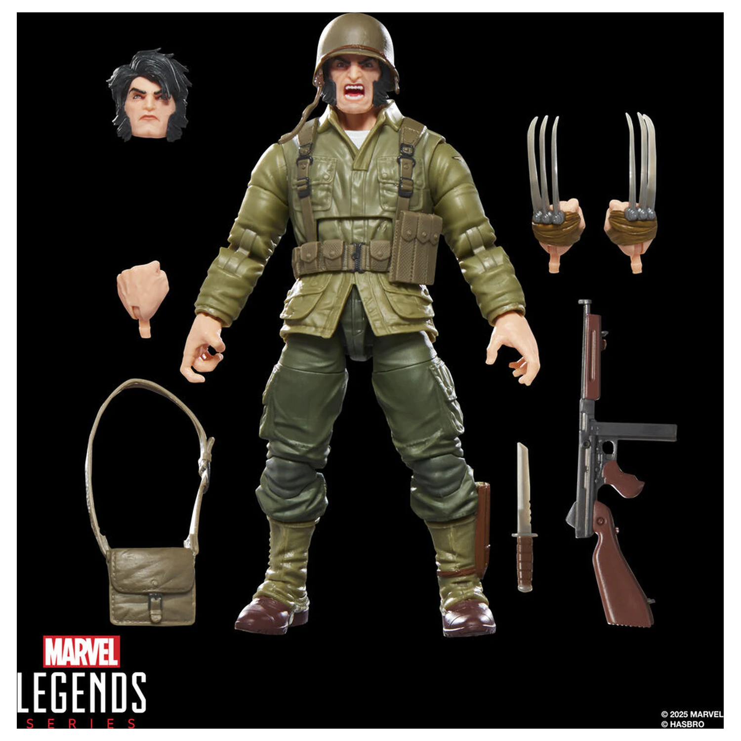Marvel Legends Series Wolverine Wwil Logan figura 15cm fotografija izdelka