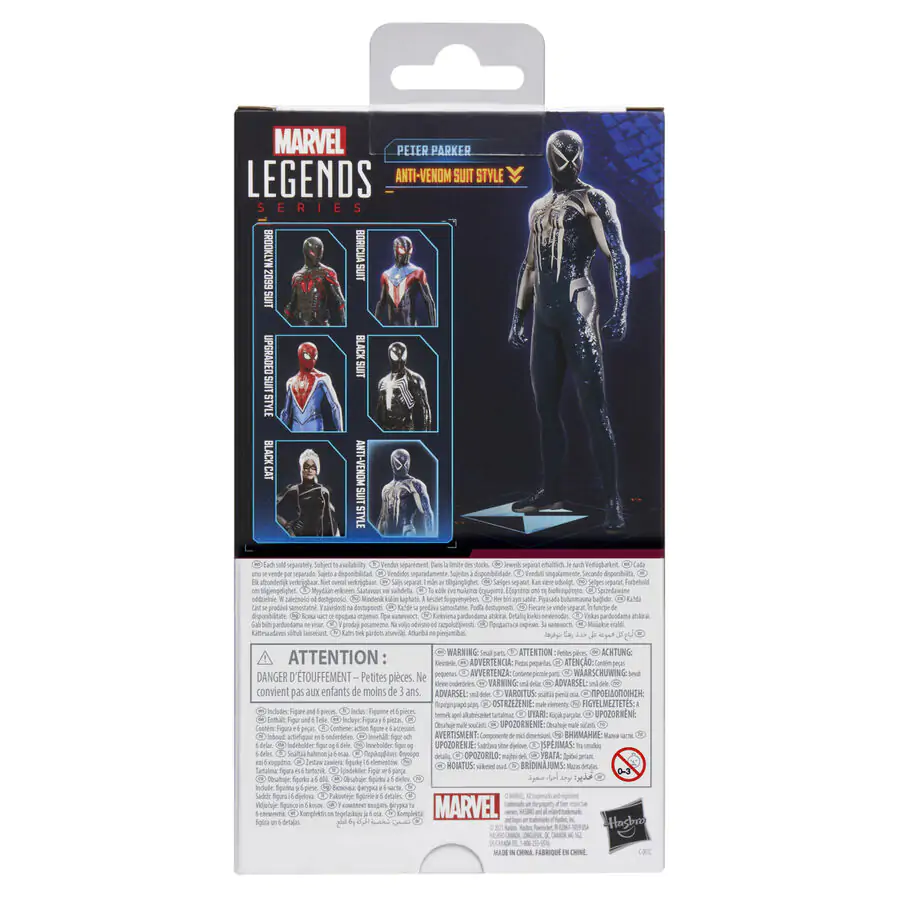 Marvel Legends Spider-Man 2 Peter Parker Anti-Venom Suit Style figura 15 cm fotografija izdelka