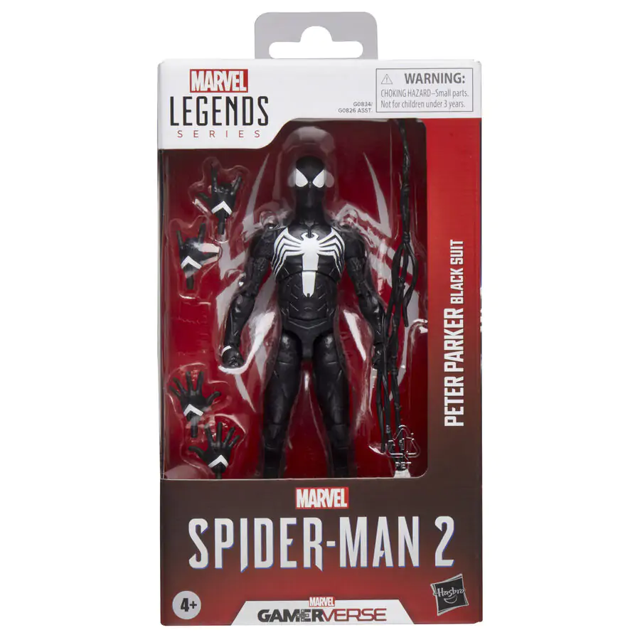 Marvel Legends Spider-Man 2 Peter Parker Black Suit figura 15 cm fotografija izdelka