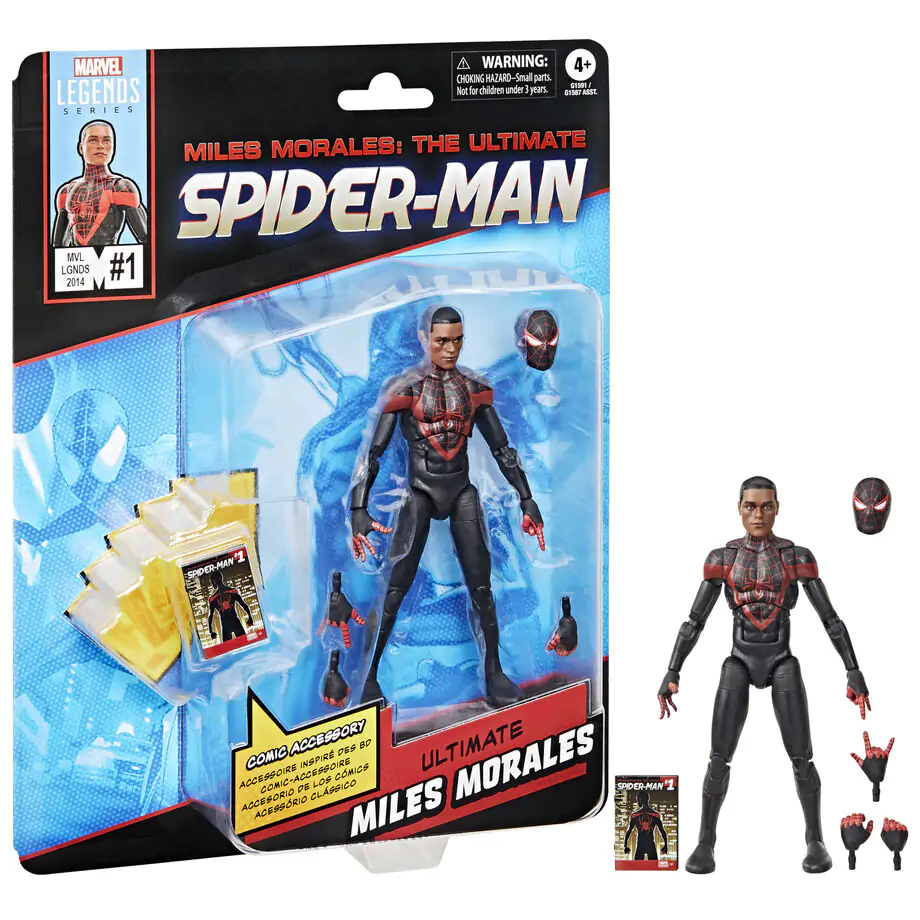 Marvel Legends Spider-Man Miles Morales Ultimate figura 15 cm fotografija izdelka