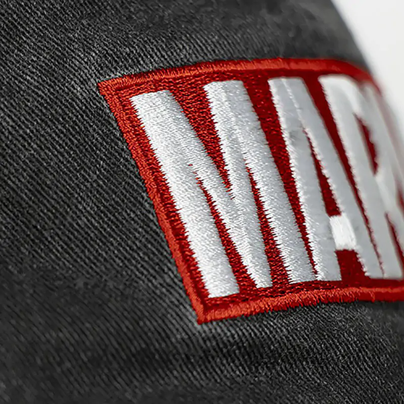 Marvel Baseball Kapa s šiltom Logo Rdeča in Bela Sprana fotografija izdelka