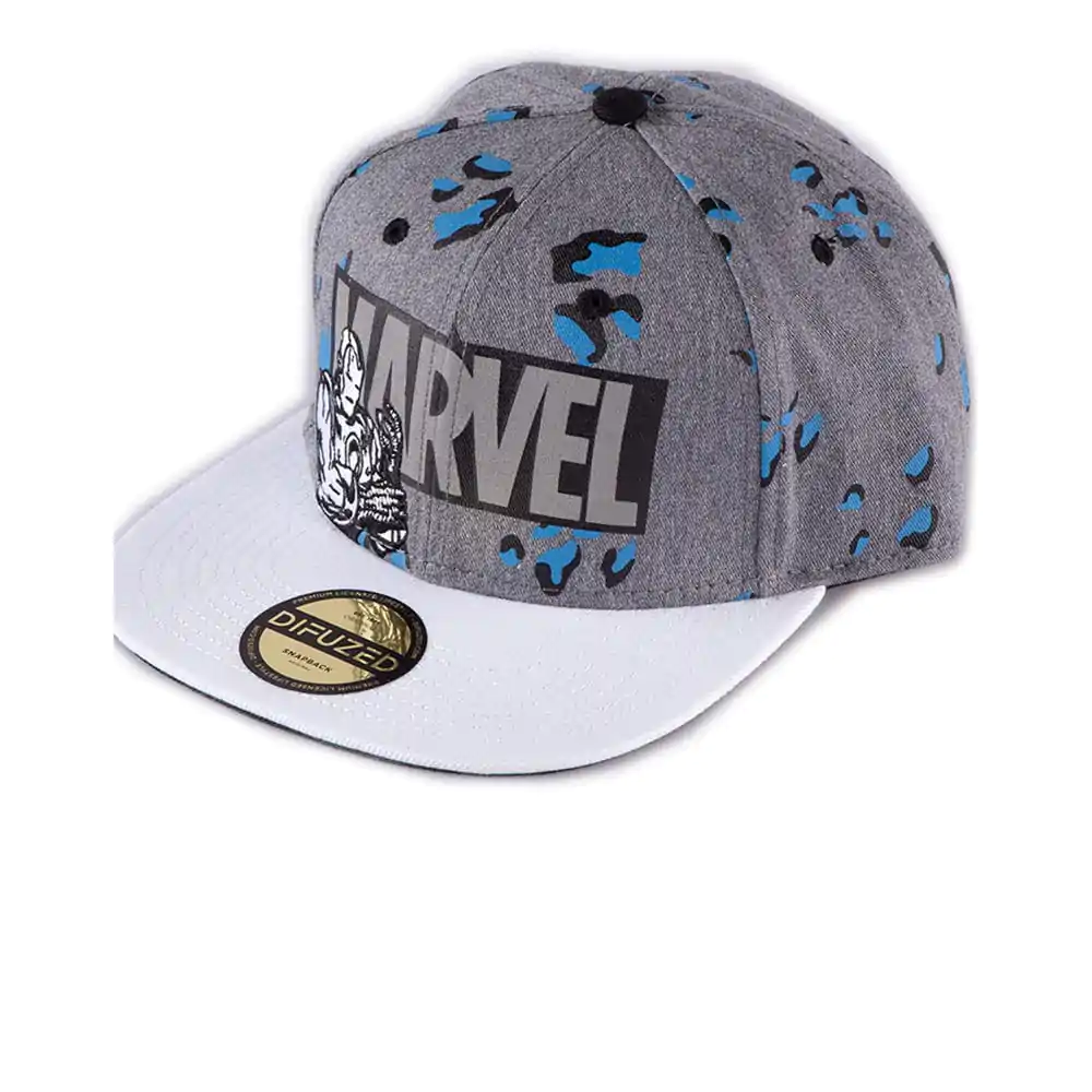 Marvel Snapback kapa s šiltom Logo Retro Classic AOP fotografija izdelka