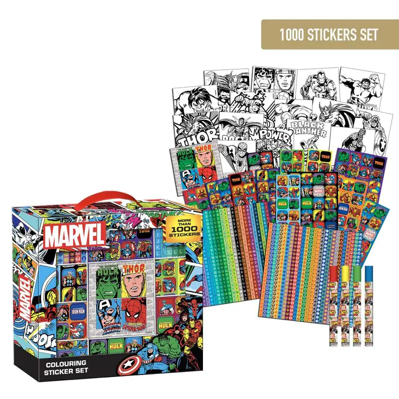 Marvel set nalepk 1000pcs fotografija izdelka