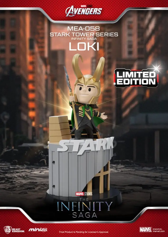 Marvel Mini Egg Attack Figurice The Infinity Saga Stark Tower series Loki 12 cm fotografija izdelka