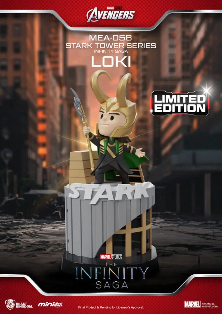 Marvel Mini Egg Attack Figurice The Infinity Saga Stark Tower series Loki 12 cm fotografija izdelka