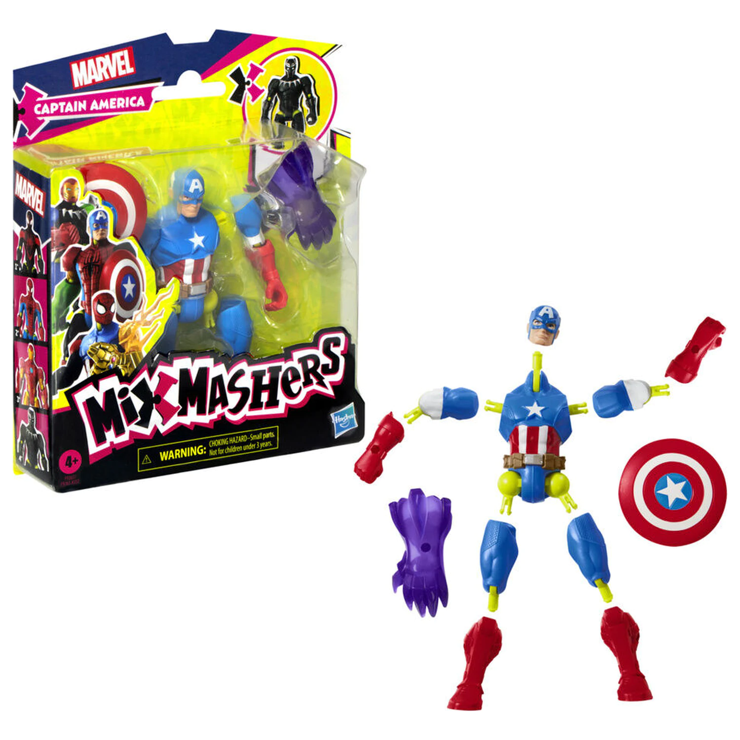 Marvel Mix Mashers figura Captain America 12cm fotografija izdelka