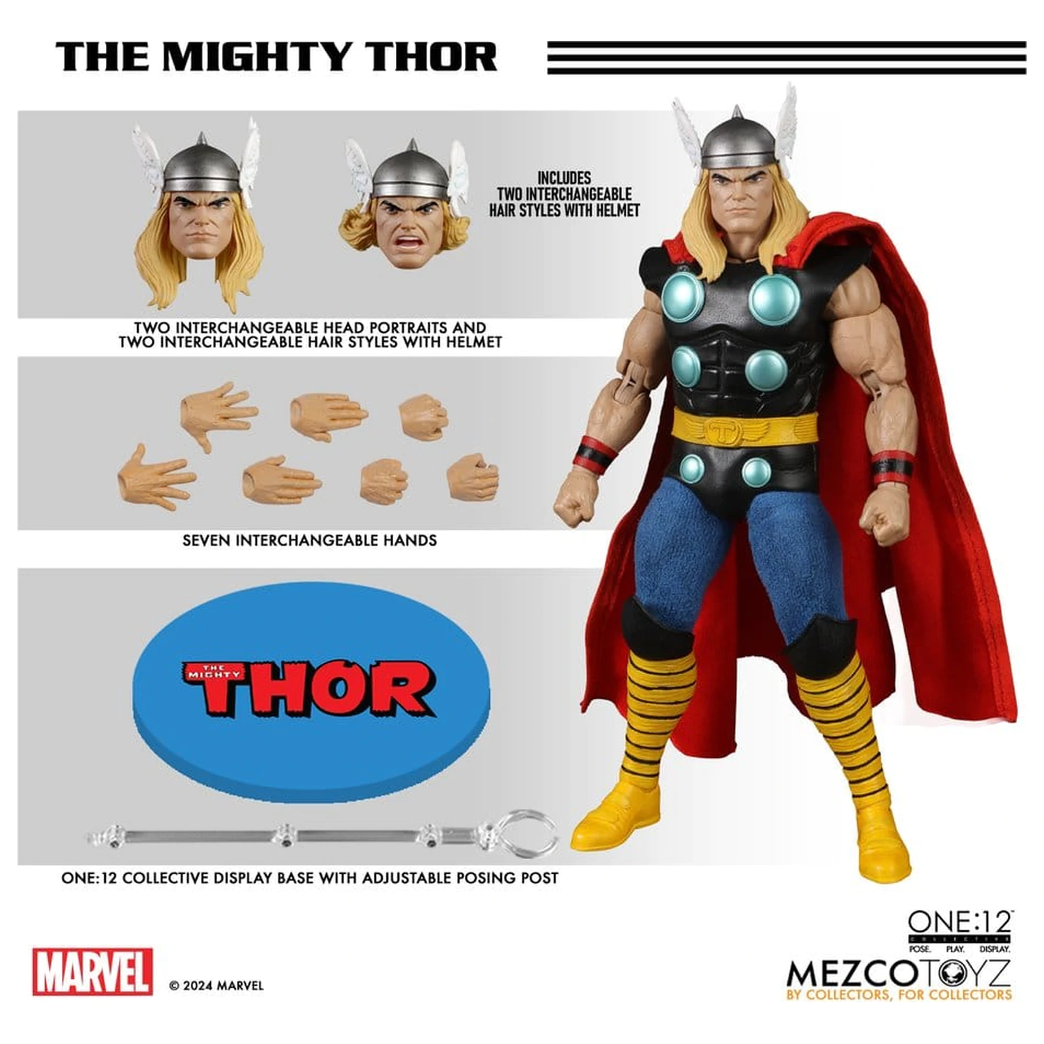 Marvel One:12 Collective akcijska figura 1/12 The Mighty Thor 17 cm fotografija izdelka