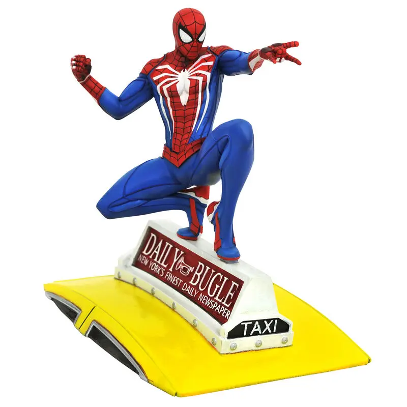 Spider-Man 2018 Marvel Video Game Gallery PVC Kip Spider-Man na taksiju 23 cm fotografija izdelka