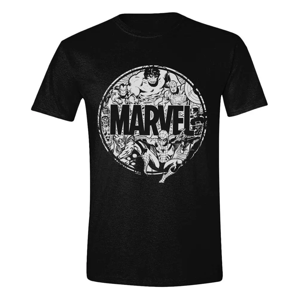 Marvel majica Okrog s karakterji fotografija izdelka