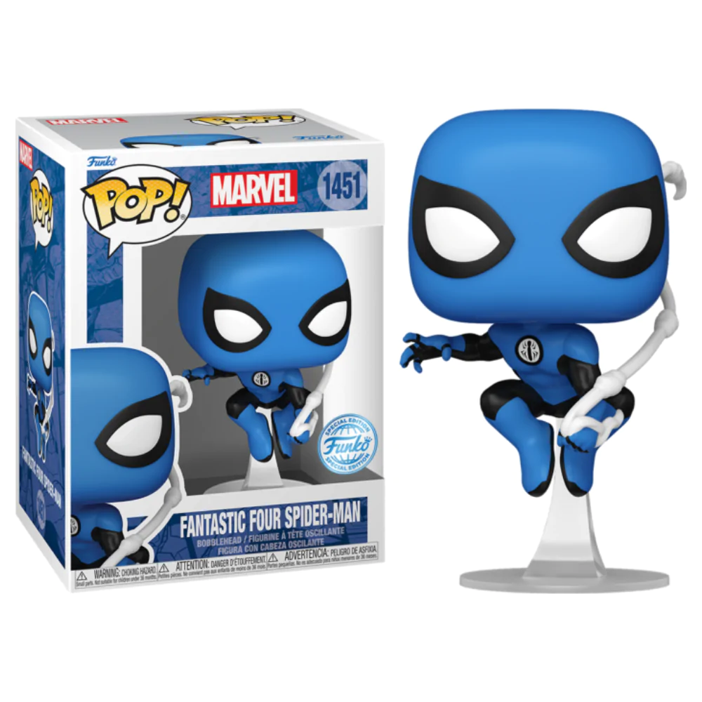 Marvel Pop! Fantastic Four Vinyl Figura Spider-Man Blue Suit Special Edition 10 cm fotografija izdelka