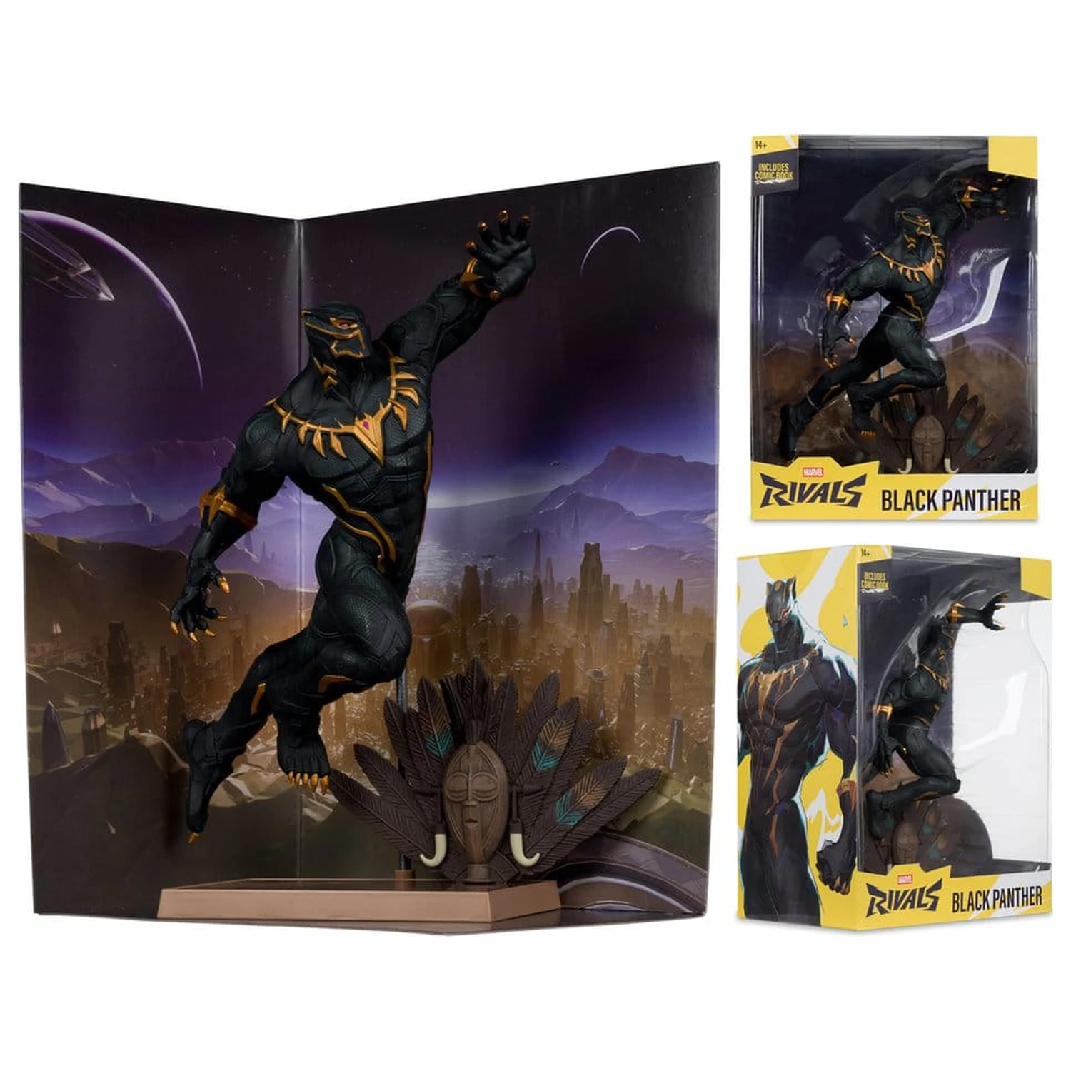 Marvel Rivals 1/6 kip Black Panther 27 cm fotografija izdelka