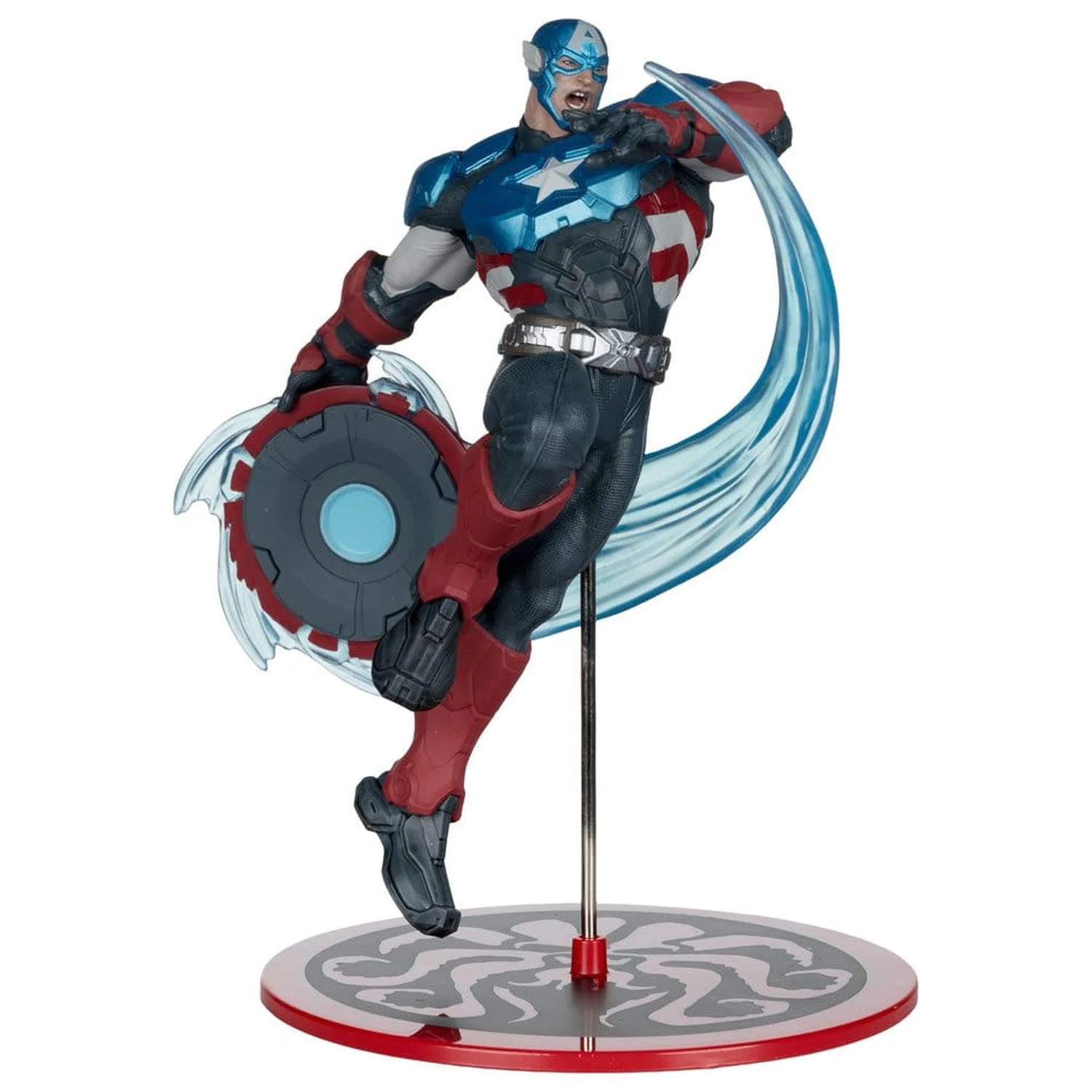 Marvel Rivals Zbirka 1/10 Akcijska figura Captain America 20 cm fotografija izdelka