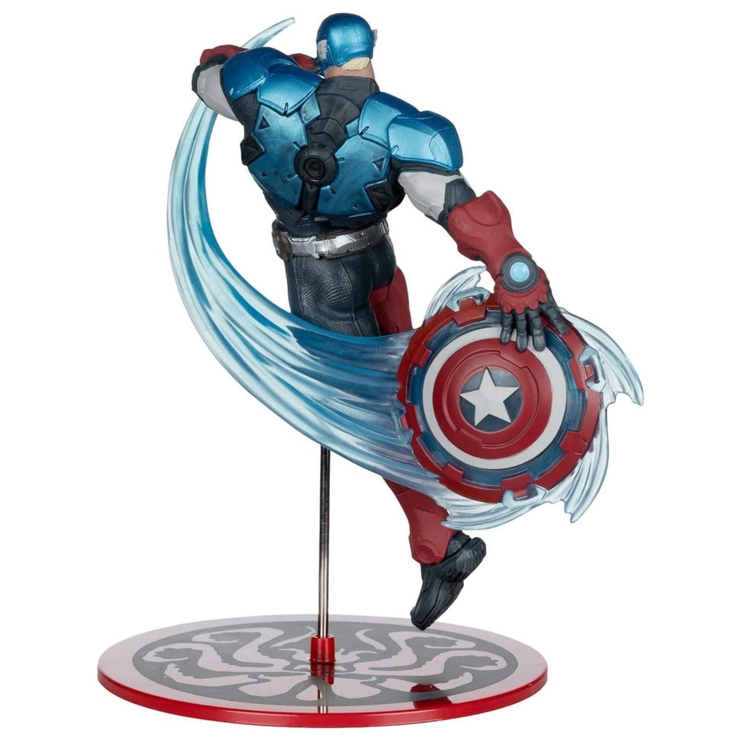 Marvel Rivals Zbirka 1/10 Akcijska figura Captain America 20 cm fotografija izdelka