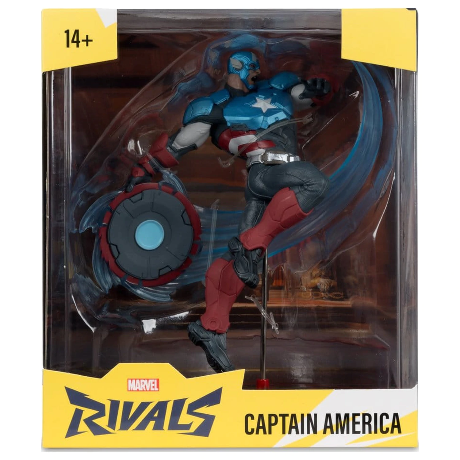 Marvel Rivals Zbirka 1/10 Akcijska figura Captain America 20 cm fotografija izdelka