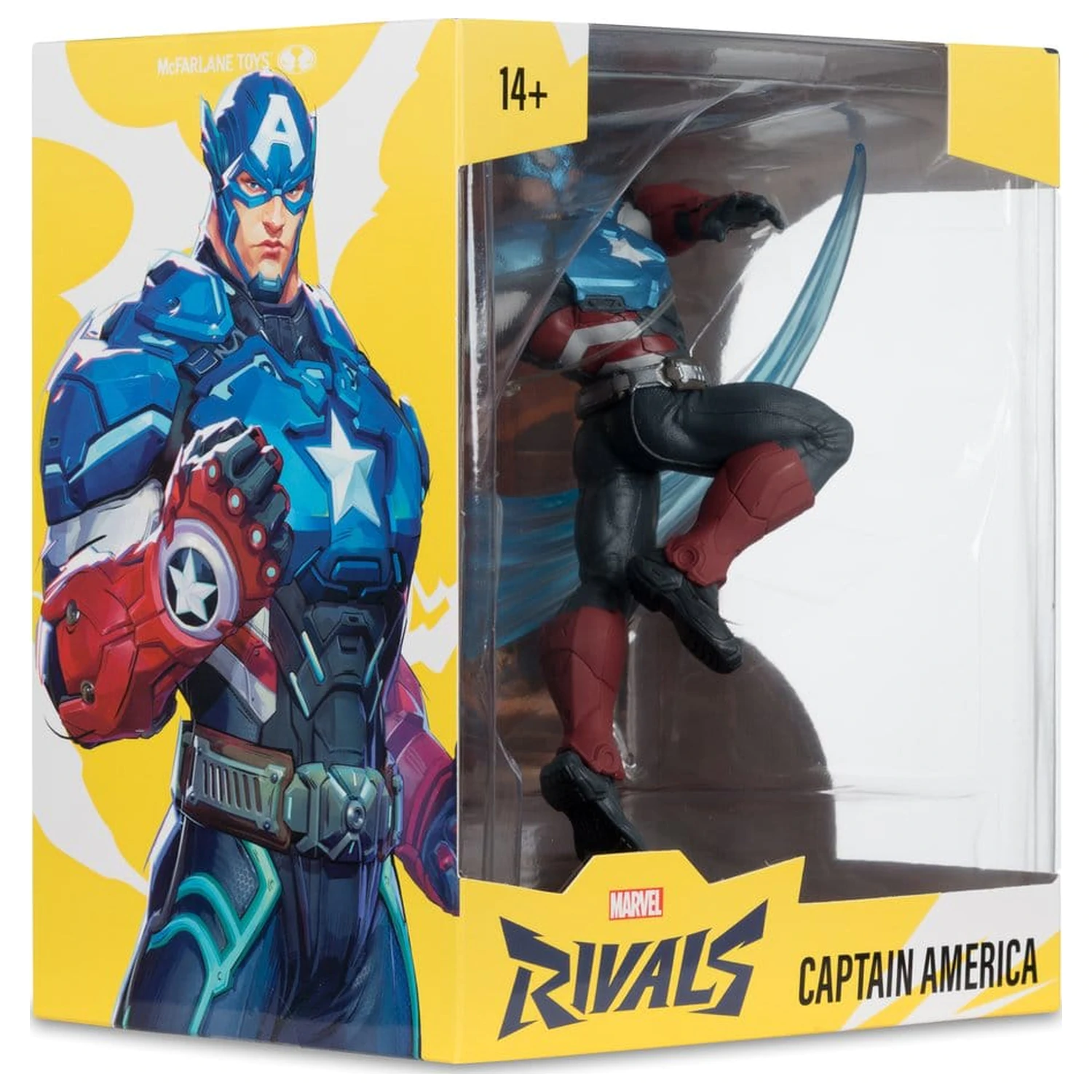 Marvel Rivals Zbirka 1/10 Akcijska figura Captain America 20 cm fotografija izdelka