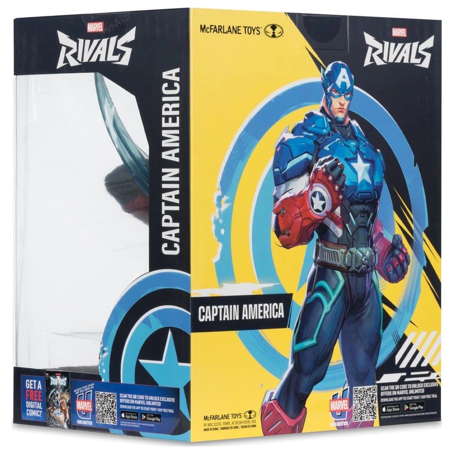 Marvel Rivals Zbirka 1/10 Akcijska figura Captain America 20 cm fotografija izdelka
