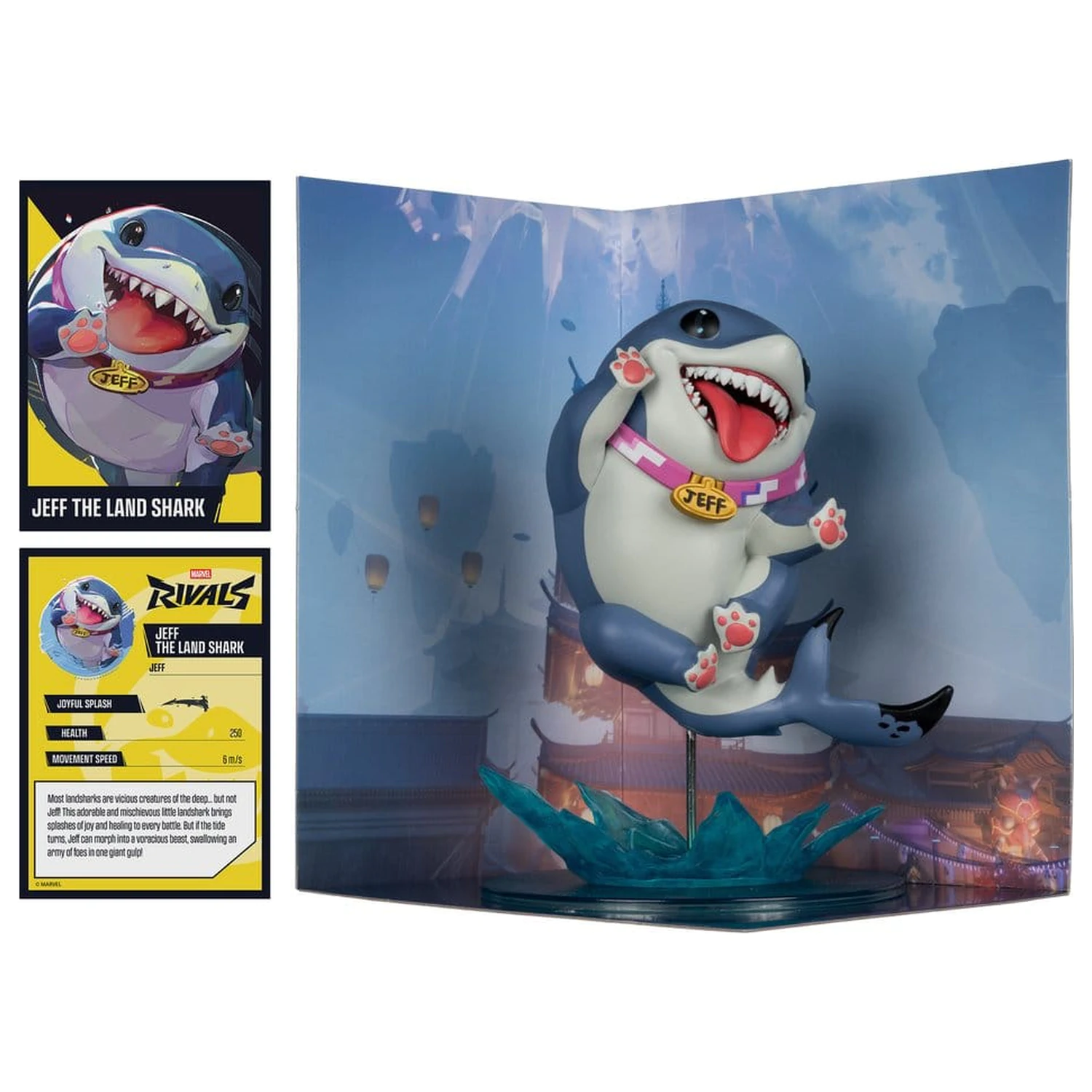 Marvel Rivals Collection Gamerverse 1/10 akcijska figura Jeff The Land Shark 20 cm fotografija izdelka
