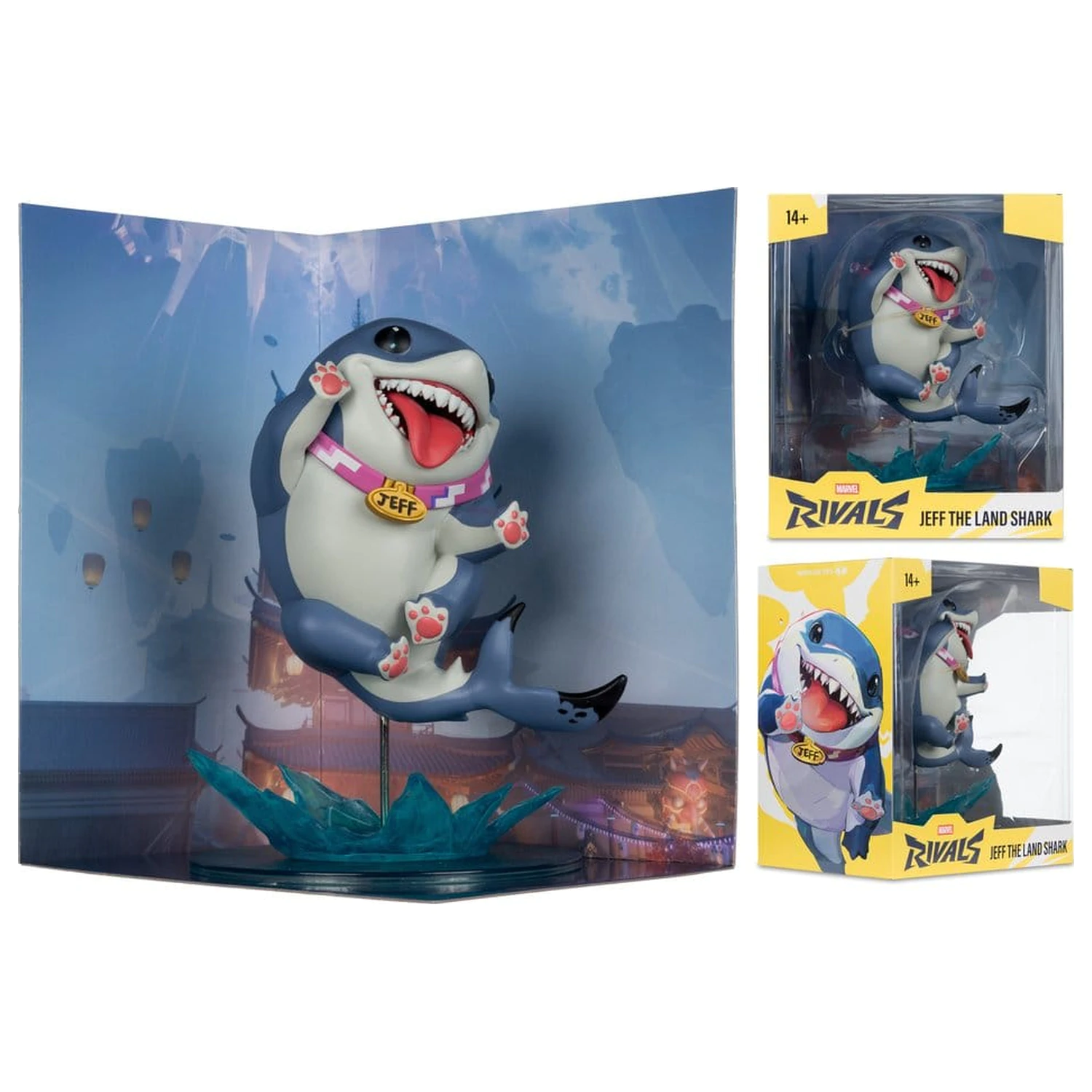 Marvel Rivals Collection Gamerverse 1/10 akcijska figura Jeff The Land Shark 20 cm fotografija izdelka