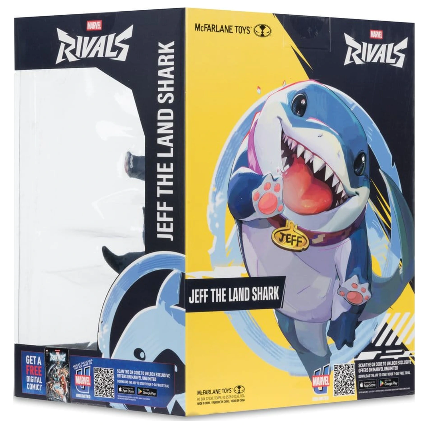 Marvel Rivals Collection Gamerverse 1/10 akcijska figura Jeff The Land Shark 20 cm fotografija izdelka