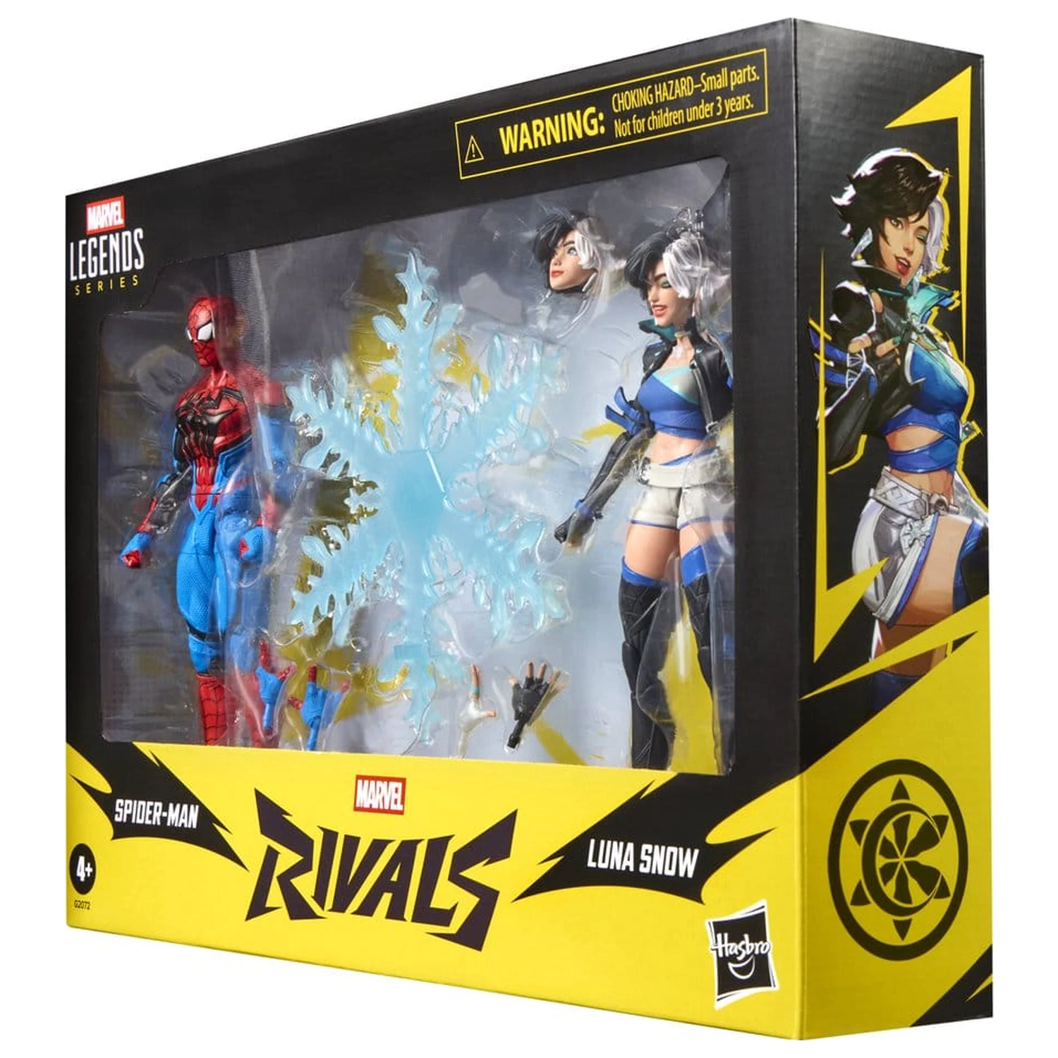 Marvel Rivals Marvel Legends akcijska figura 2-paket Spider-Man & Luna Snow 15 cm fotografija izdelka