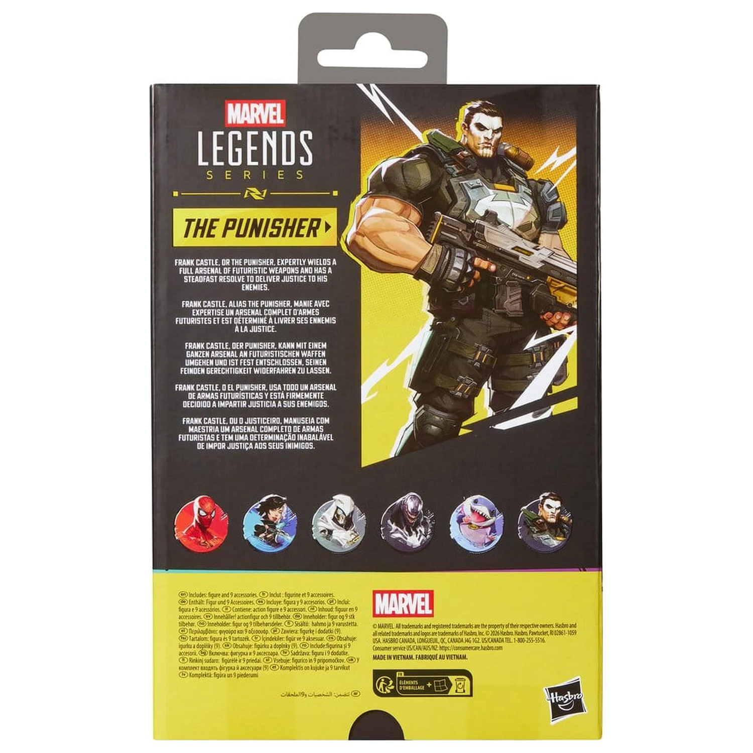 Marvel Rivals Marvel Legends akcijska figura The Punisher 15 cm fotografija izdelka