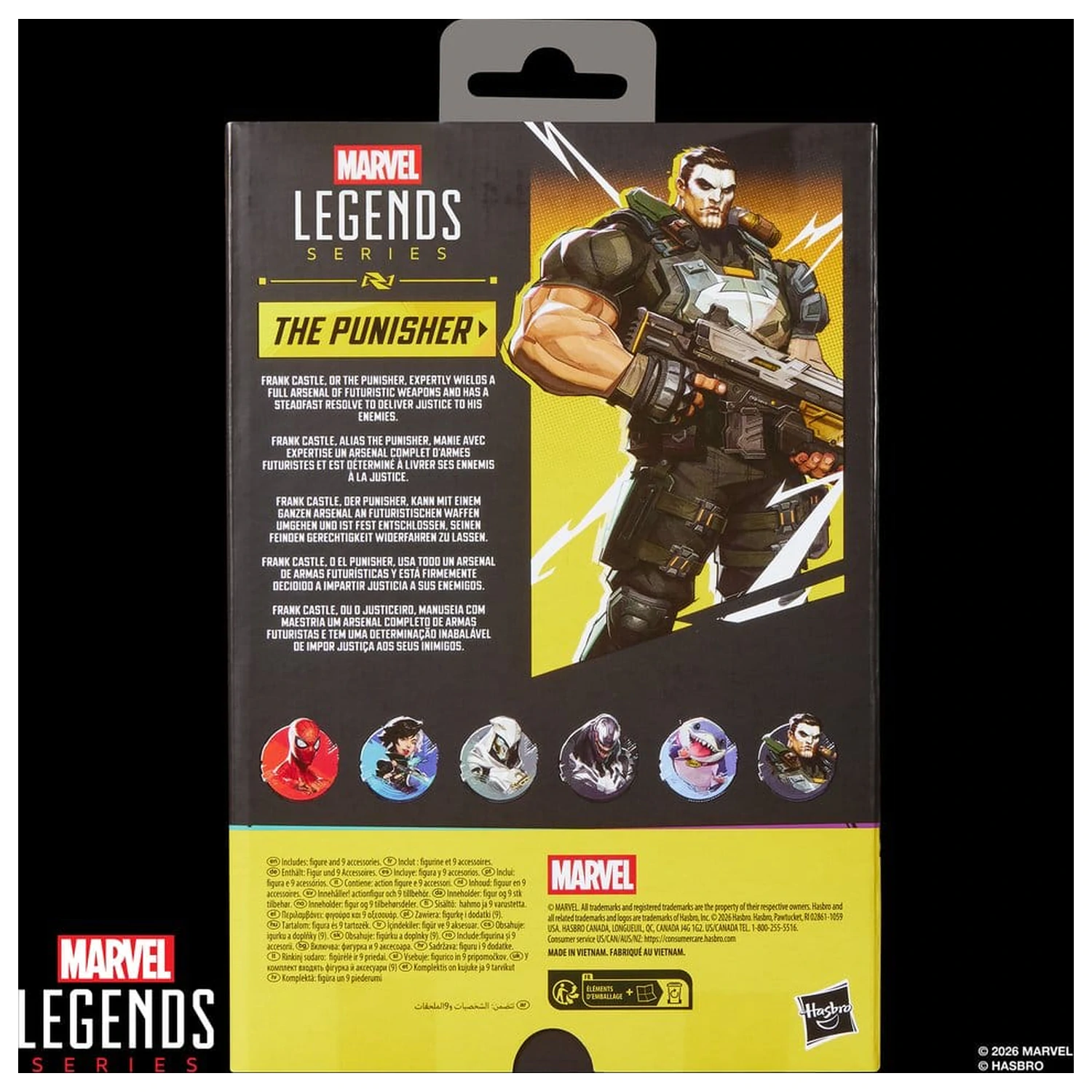 Marvel Rivals Marvel Legends akcijska figura The Punisher 15 cm fotografija izdelka