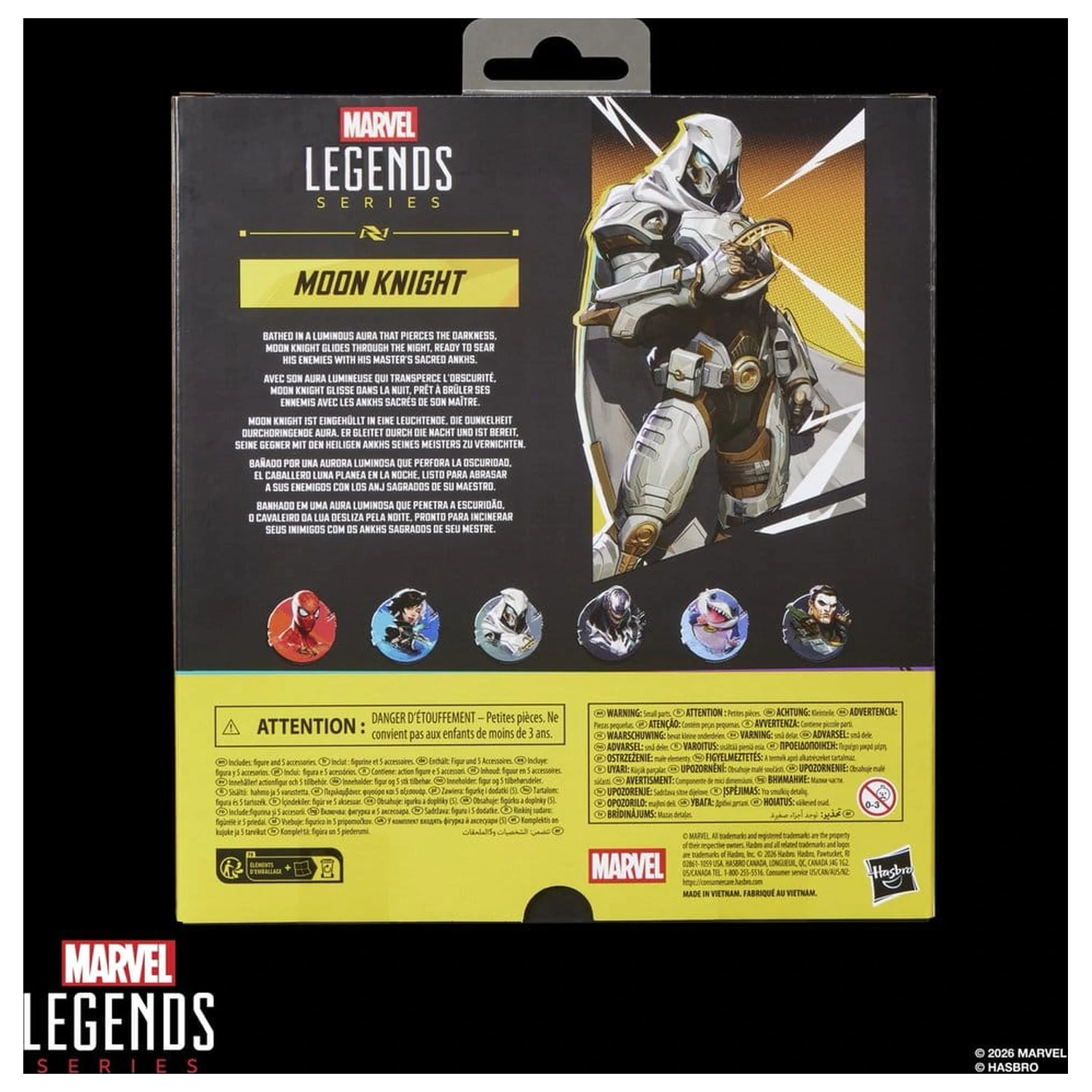 Marvel Rivals Marvel Legends akcijska figura Moon Knight 15 cm fotografija izdelka