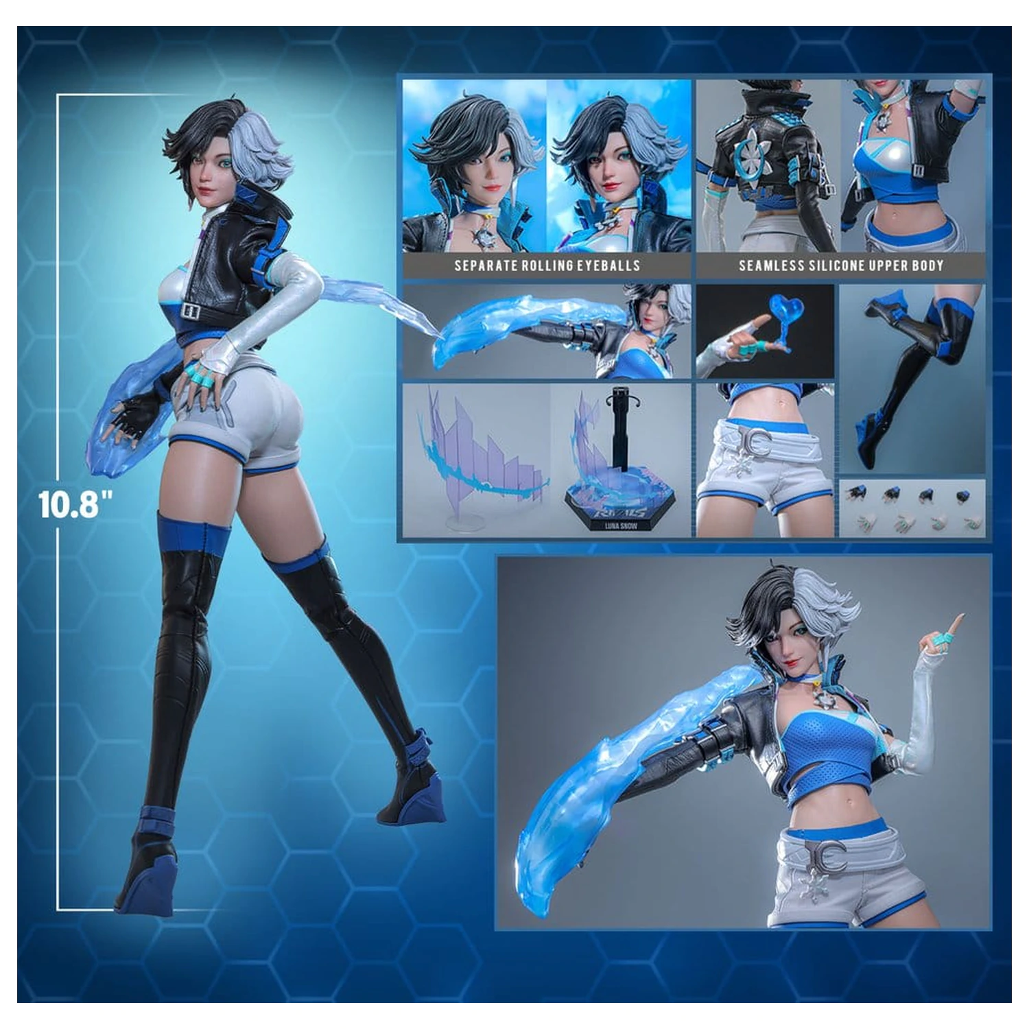Marvel Rivals Videogame Masterpiece akcijska figura 1/6 Luna Snow 28 cm fotografija izdelka