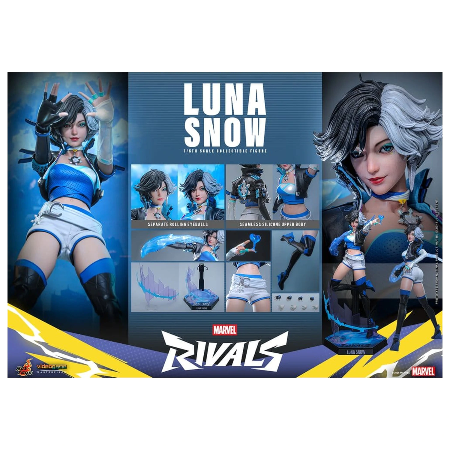 Marvel Rivals Videogame Masterpiece akcijska figura 1/6 Luna Snow 28 cm fotografija izdelka