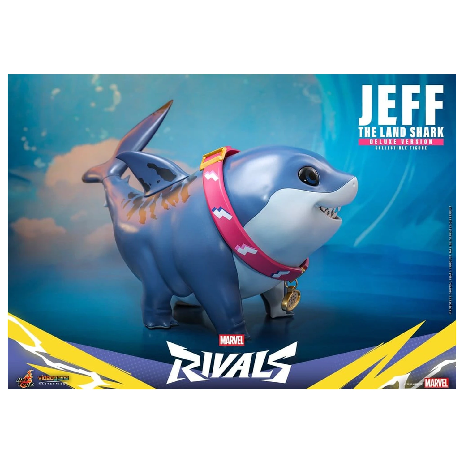 Marvel Rivals Videogame Masterpiece Series akcijska figura Jeff the Land Shark 11 cm fotografija izdelka
