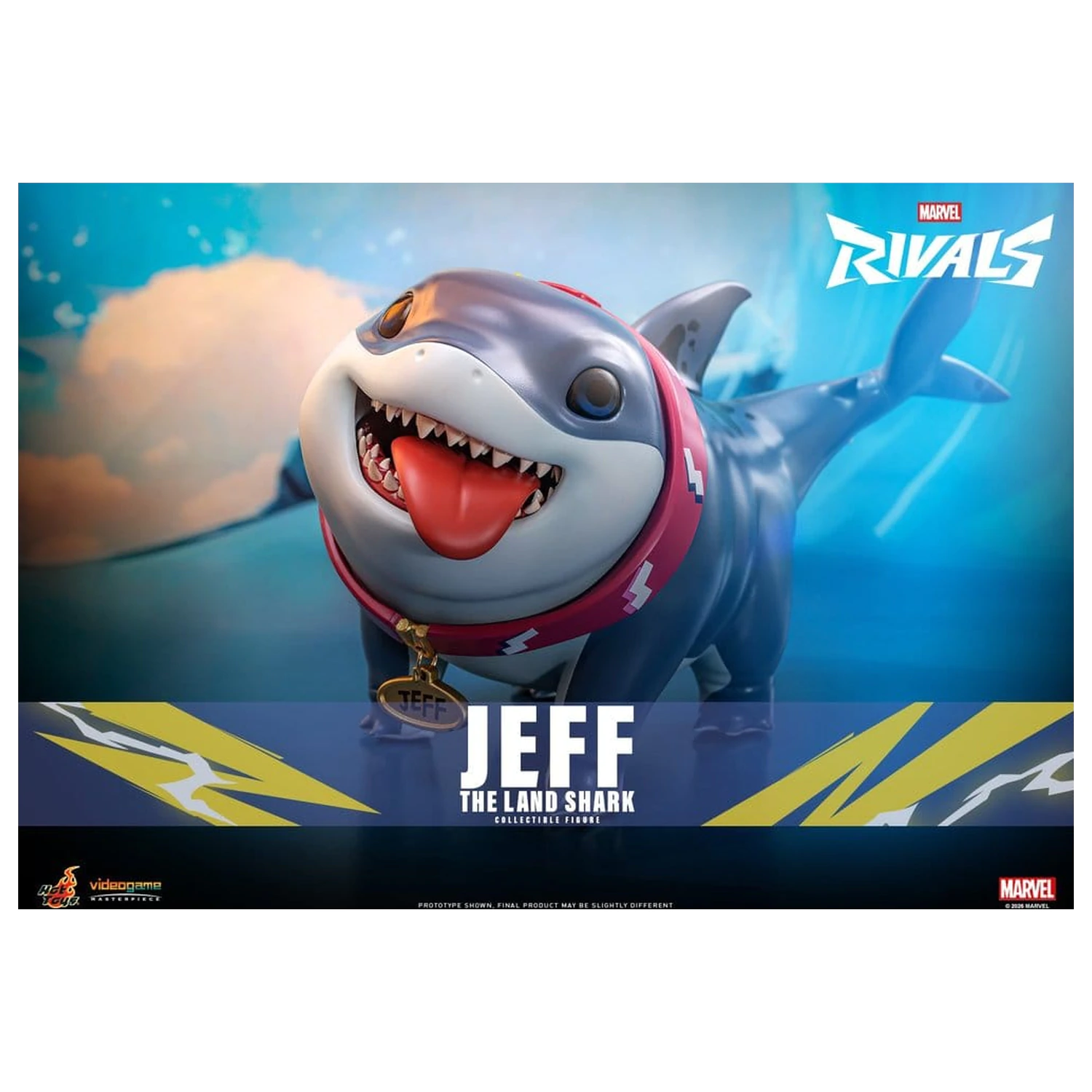 Marvel Rivals Videogame Masterpiece Series akcijska figura Jeff the Land Shark 11 cm fotografija izdelka