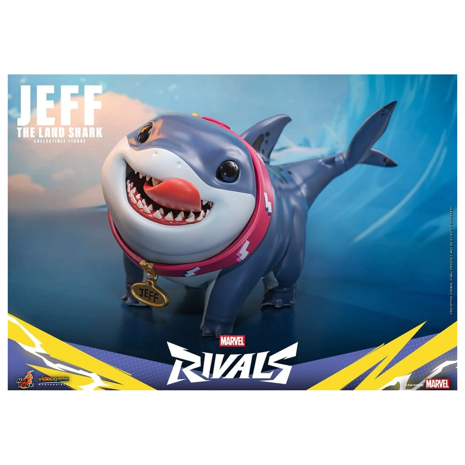 Marvel Rivals Videogame Masterpiece Series akcijska figura Jeff the Land Shark 11 cm fotografija izdelka