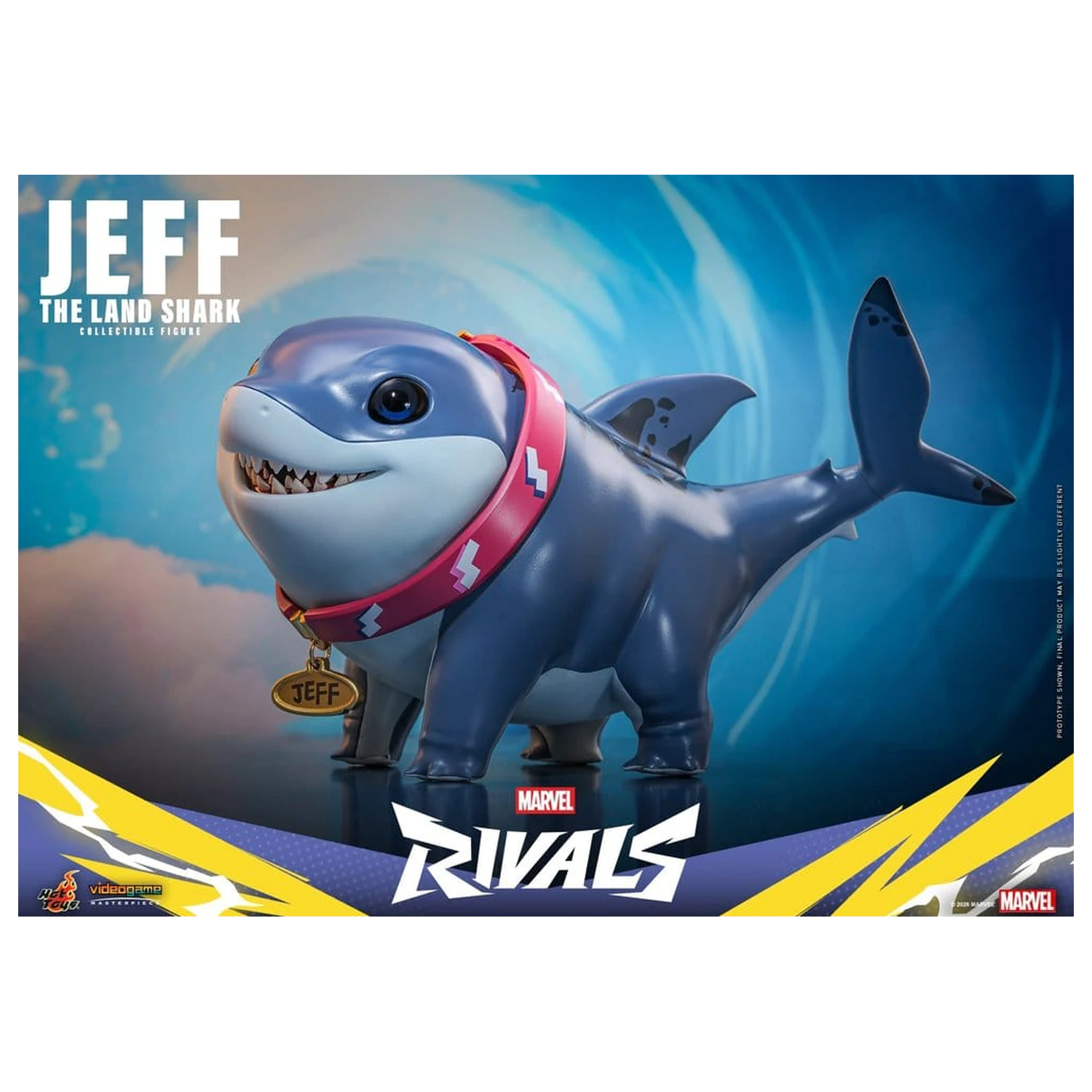 Marvel Rivals Videogame Masterpiece Series akcijska figura Jeff the Land Shark 11 cm fotografija izdelka