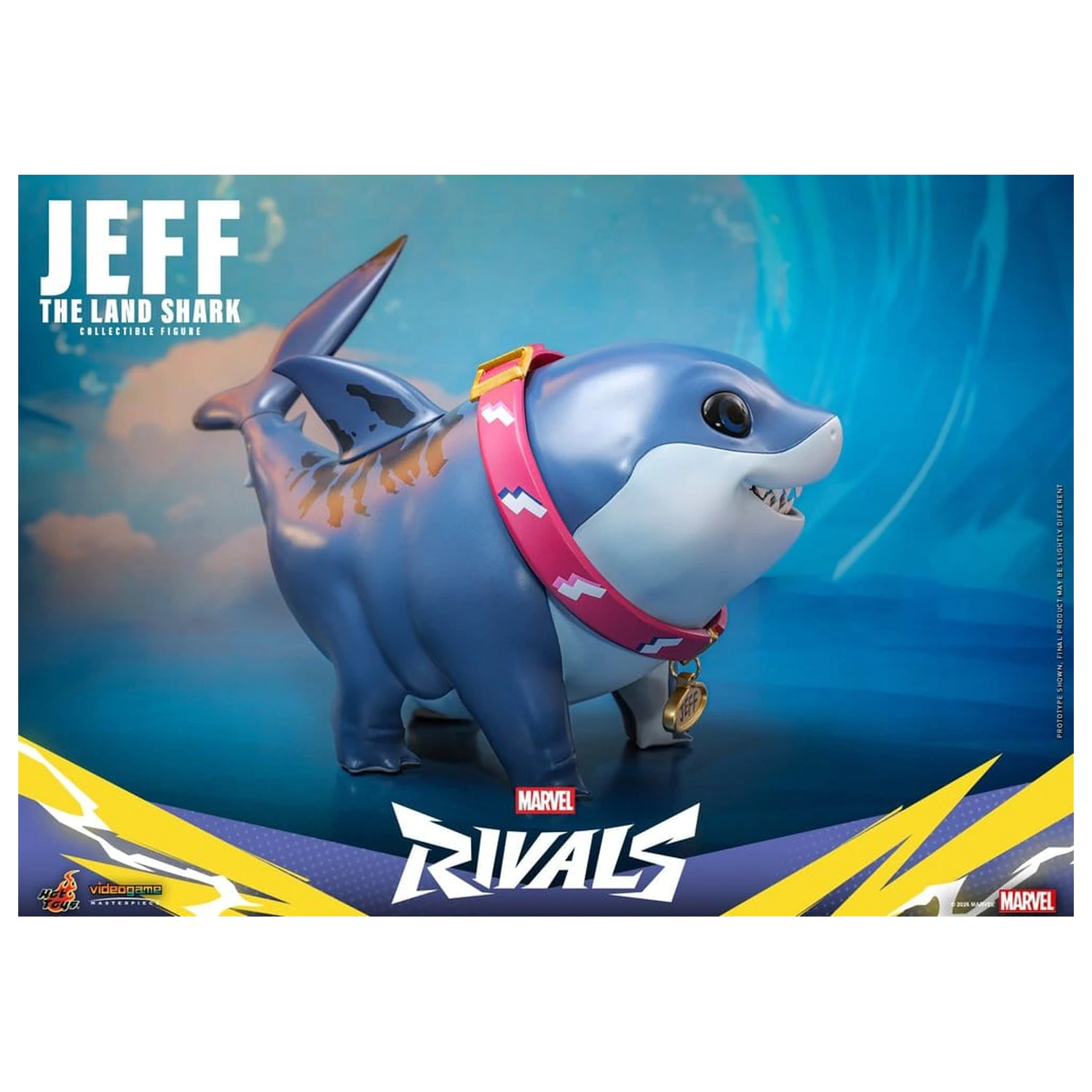 Marvel Rivals Videogame Masterpiece Series akcijska figura Jeff the Land Shark 11 cm fotografija izdelka