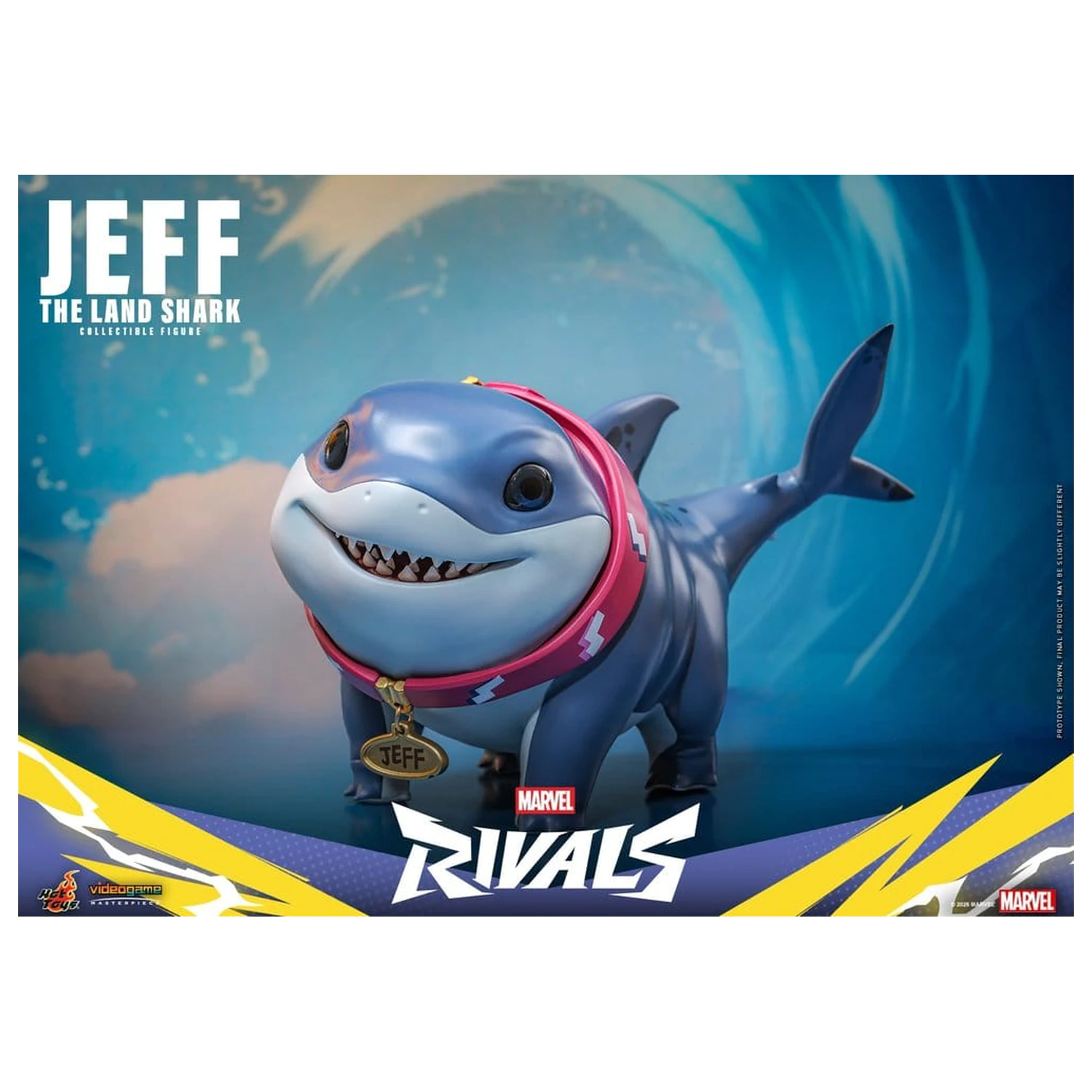 Marvel Rivals Videogame Masterpiece Series akcijska figura Jeff the Land Shark 11 cm fotografija izdelka