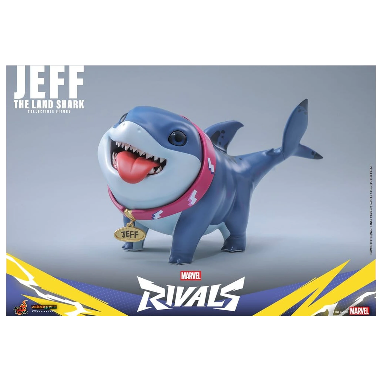Marvel Rivals Videogame Masterpiece Series akcijska figura Jeff the Land Shark 11 cm fotografija izdelka