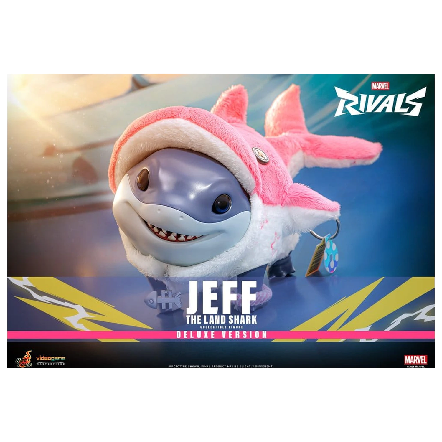 Marvel Rivals Videogame Masterpiece Series akcijska figura Jeff the Land Shark (Deluxe Version) 11 cm fotografija izdelka