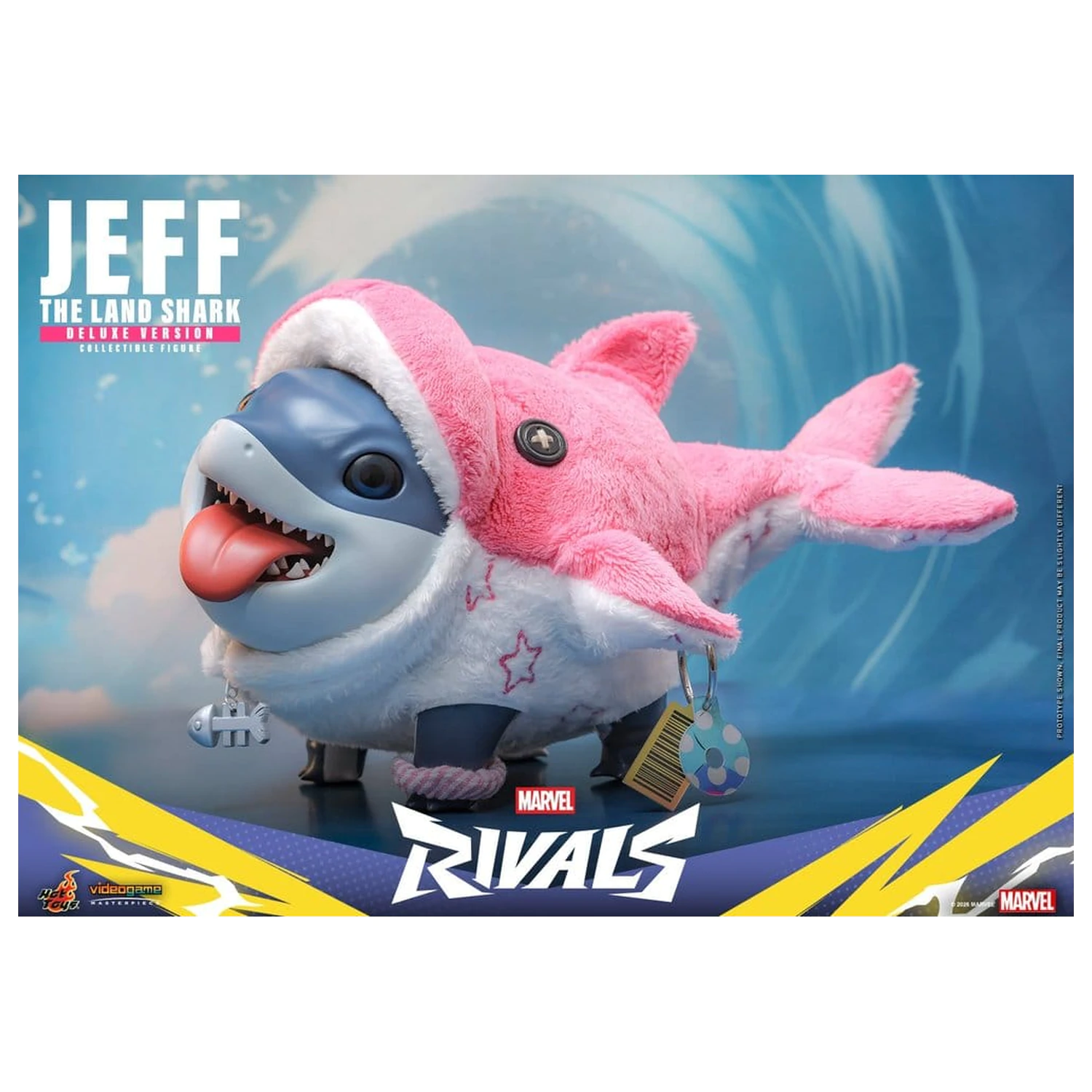Marvel Rivals Videogame Masterpiece Series akcijska figura Jeff the Land Shark (Deluxe Version) 11 cm fotografija izdelka