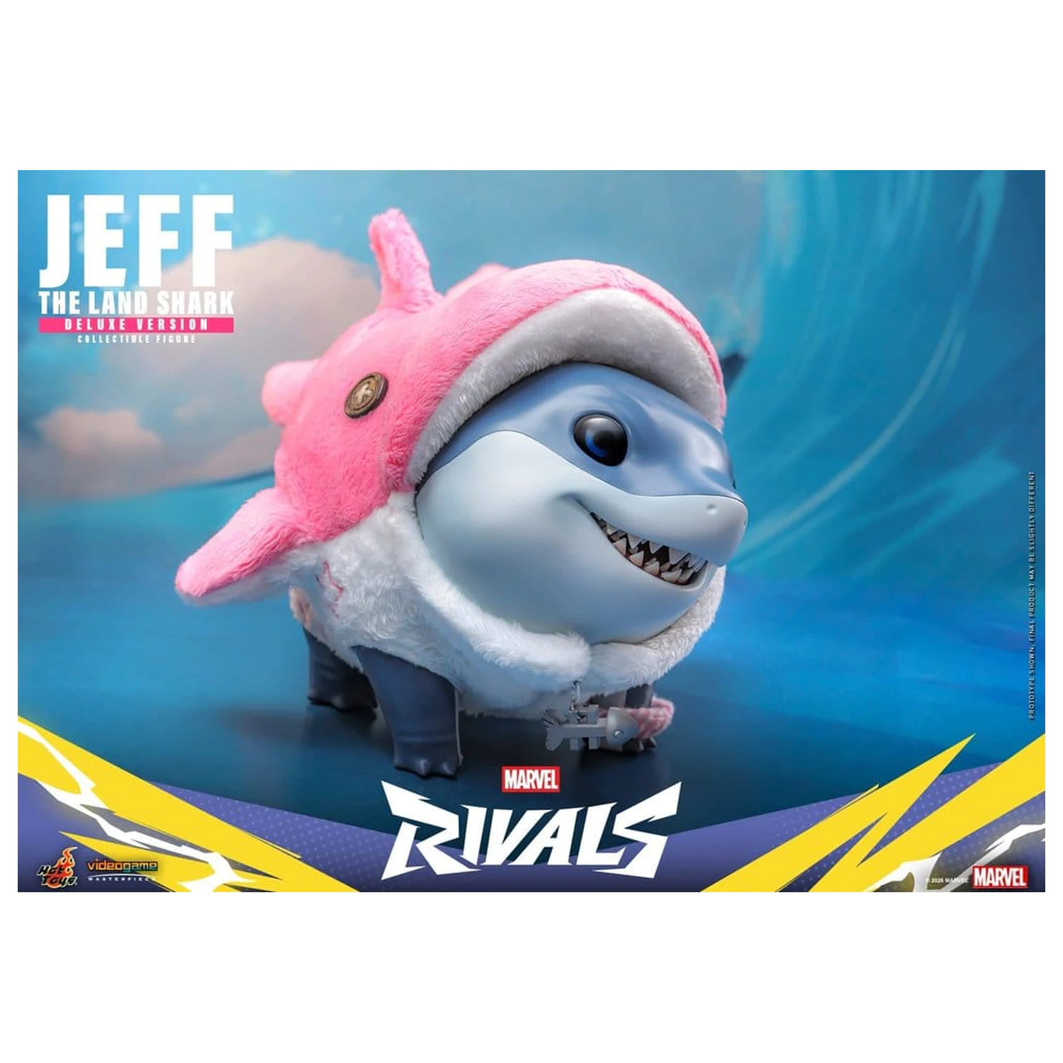 Marvel Rivals Videogame Masterpiece Series akcijska figura Jeff the Land Shark (Deluxe Version) 11 cm fotografija izdelka