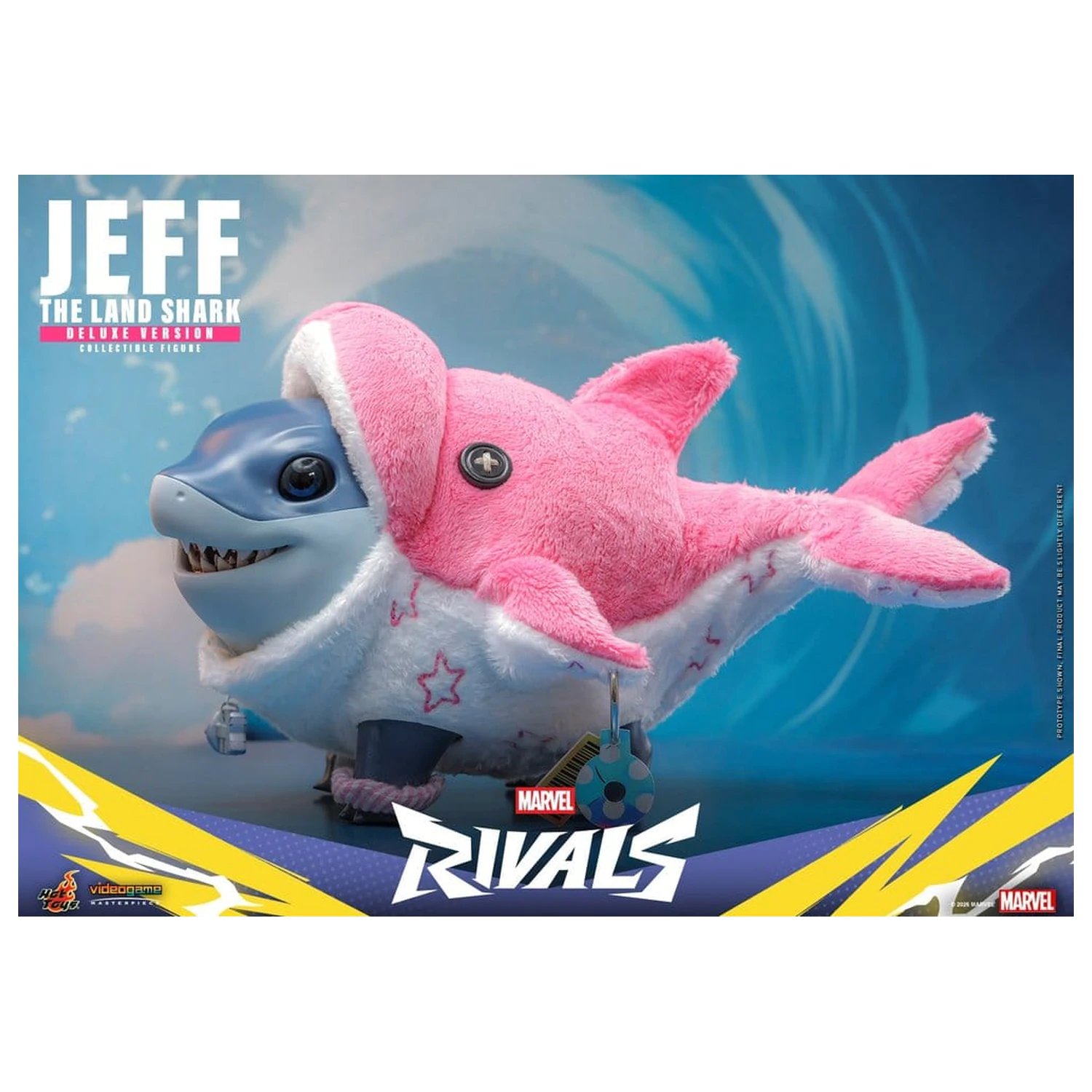 Marvel Rivals Videogame Masterpiece Series akcijska figura Jeff the Land Shark (Deluxe Version) 11 cm fotografija izdelka