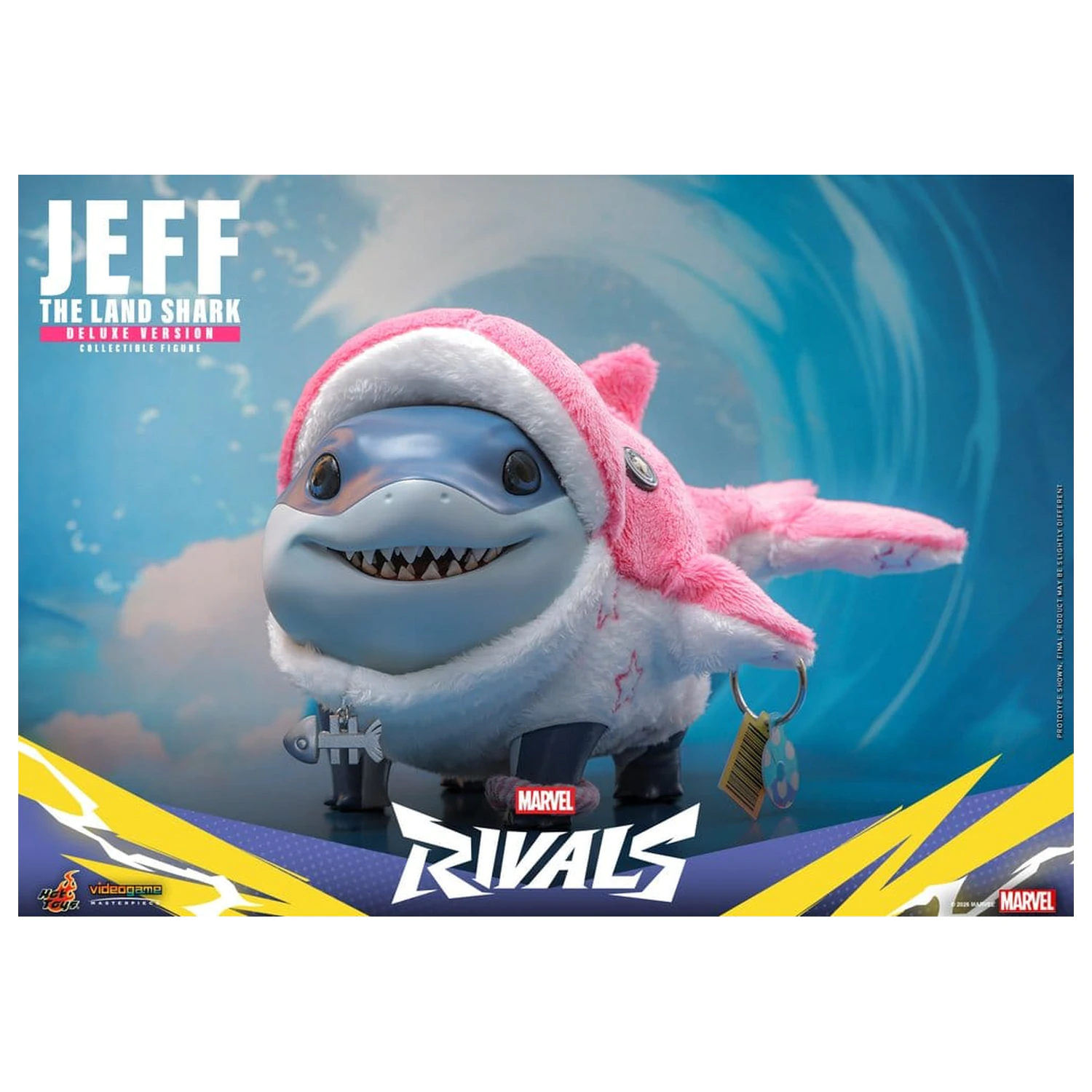 Marvel Rivals Videogame Masterpiece Series akcijska figura Jeff the Land Shark (Deluxe Version) 11 cm fotografija izdelka