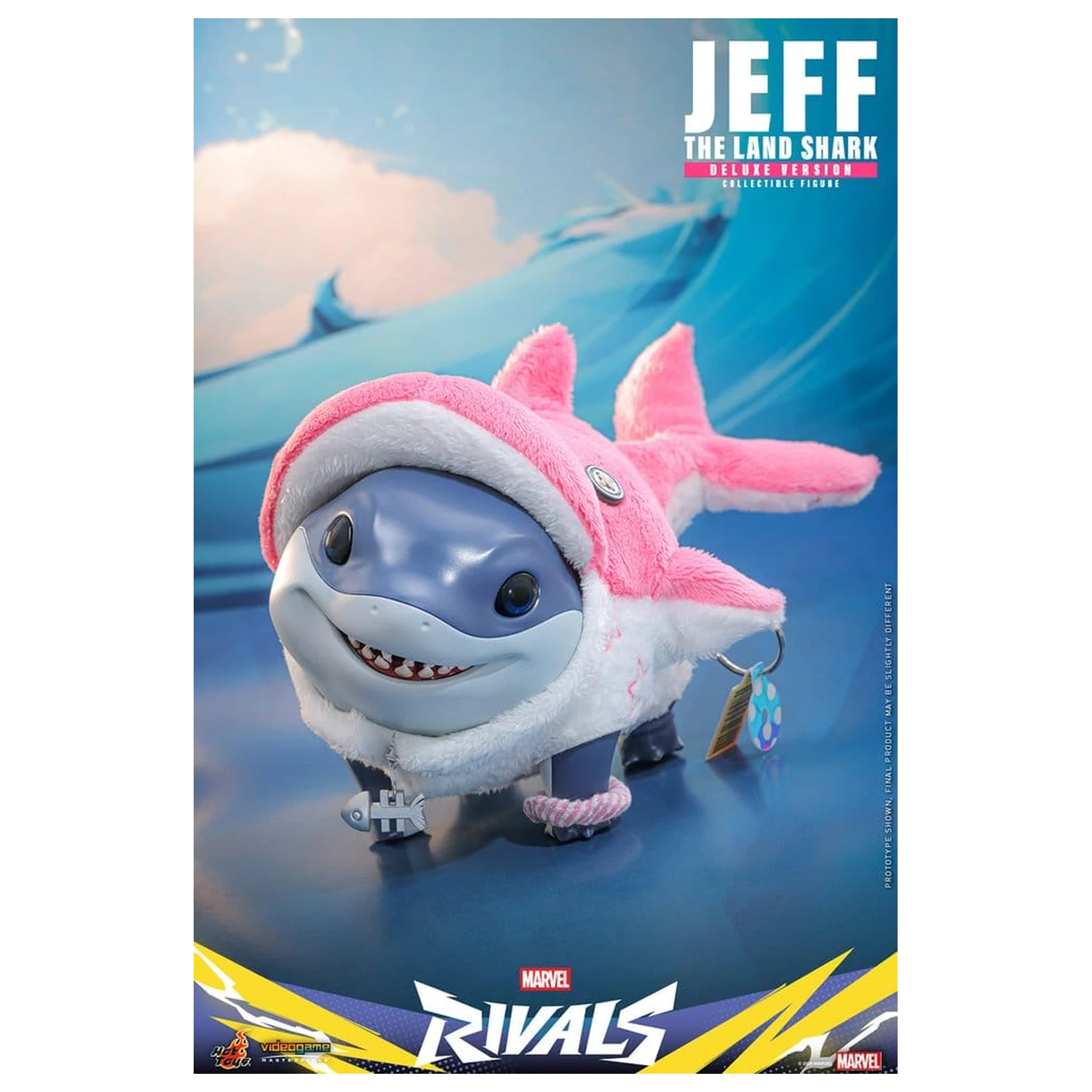 Marvel Rivals Videogame Masterpiece Series akcijska figura Jeff the Land Shark (Deluxe Version) 11 cm fotografija izdelka