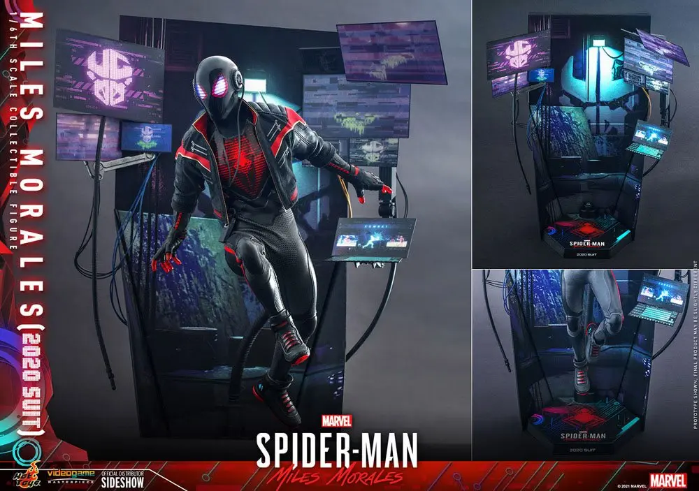 Marvel's Spider-Man: Miles Morales Video Game Masterpiece akcijska figura 1/6 Miles Morales (2020 Suit) fotografija izdelka
