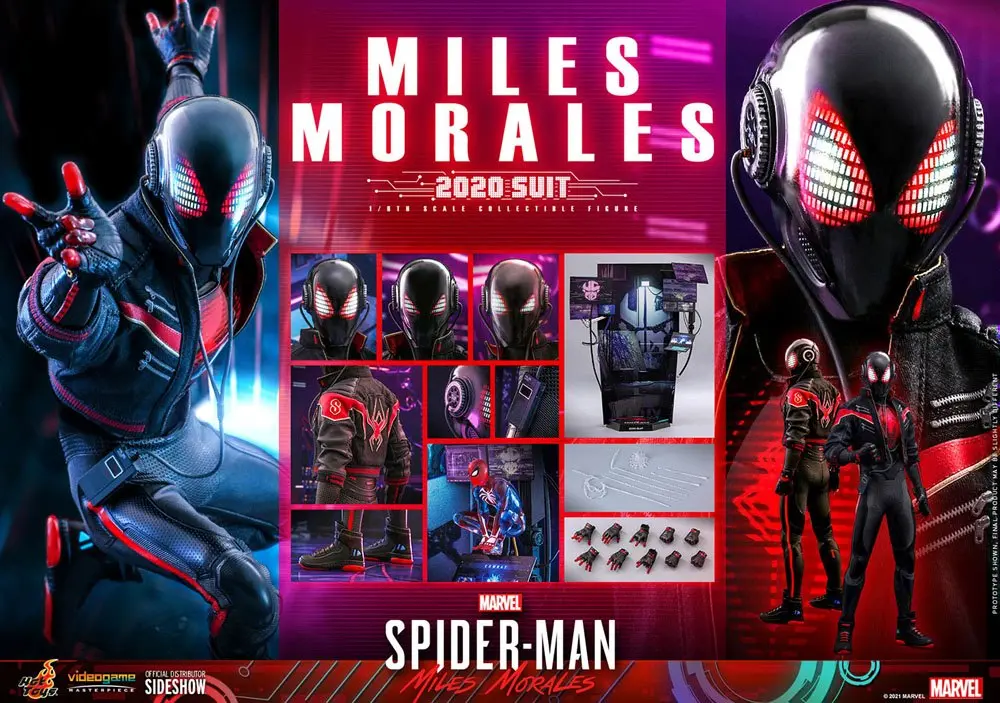 Marvel's Spider-Man: Miles Morales Video Game Masterpiece akcijska figura 1/6 Miles Morales (2020 Suit) fotografija izdelka